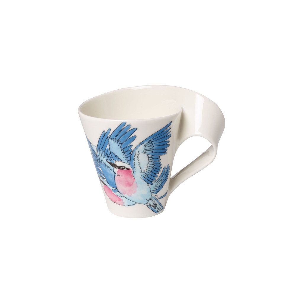 Villeroy & Boch Becher NewWave Caffè Becher mit Henkel 300 ml, Porzellan