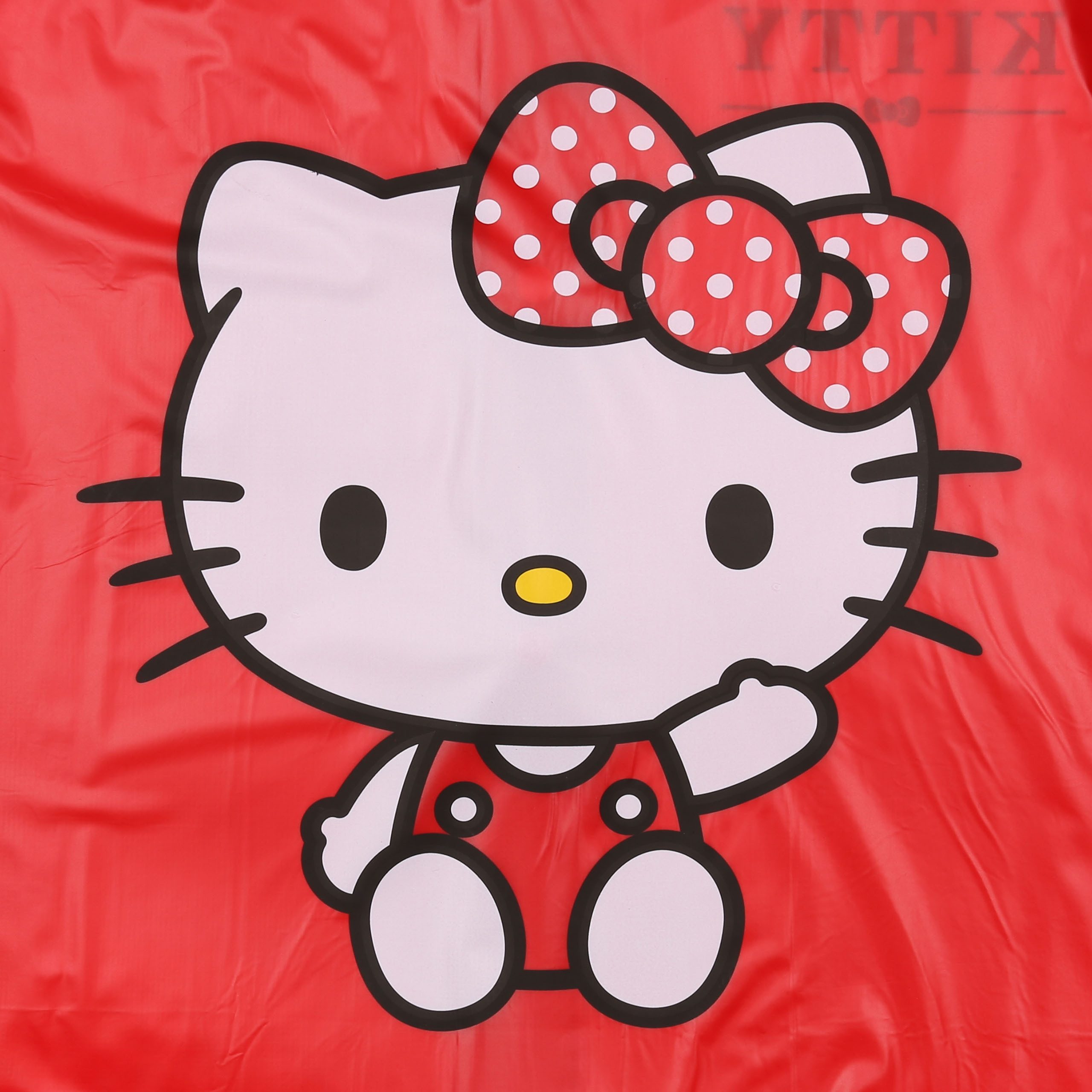 Sarcia.eu Regenjacke Hello Kitty Roter Mädchen Regenmantel mit Kapuze, Umhang 5-6 Jahre