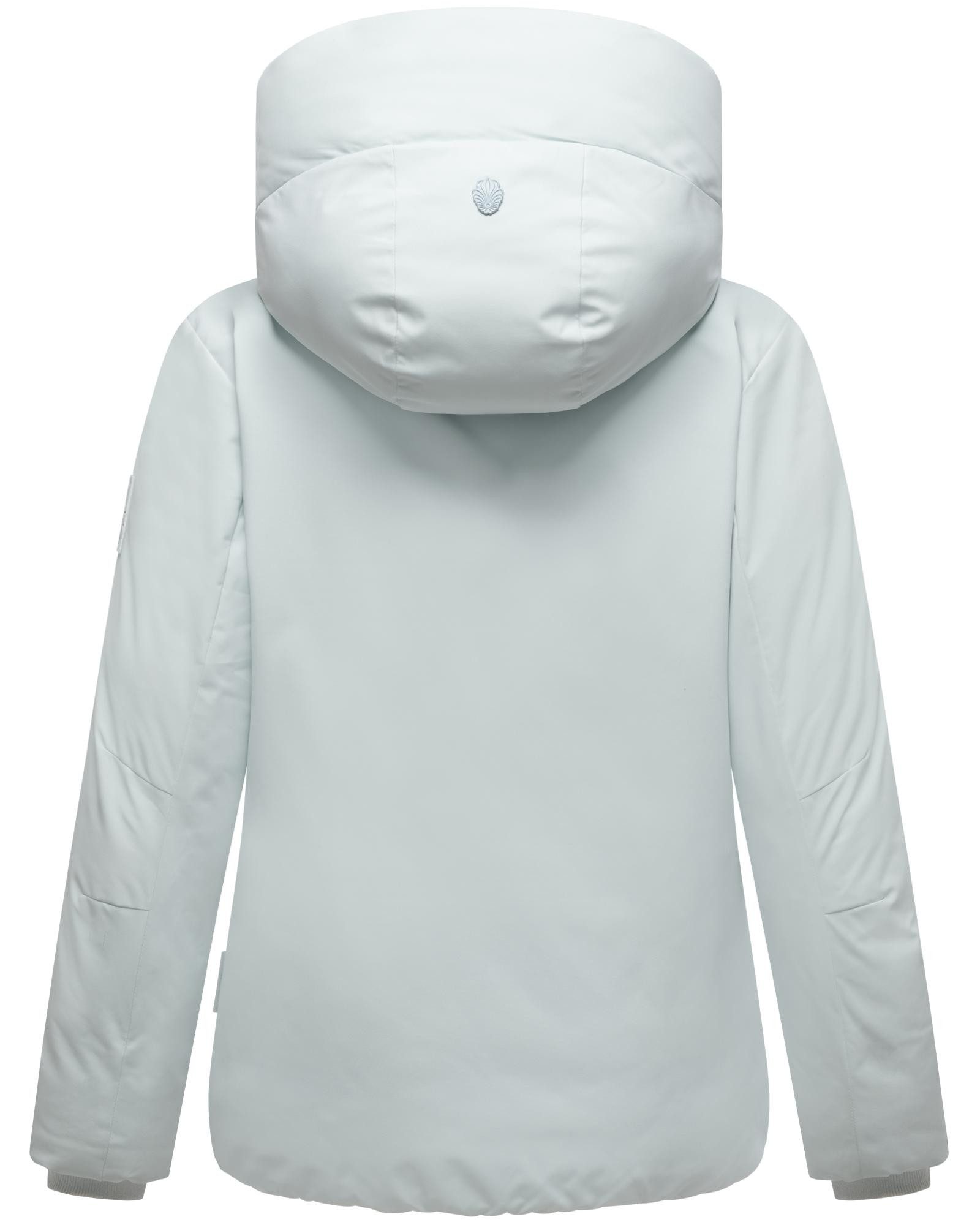 Navahoo Winterjacke Blütenlicht 14 Warme Damenjacke mit hohem Kragen