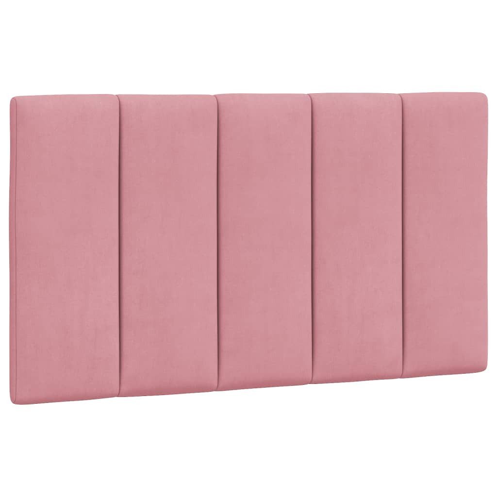 vidaXL Kopfteil, Bett Kopfteil-Kissen Rosa 80 cm Samt