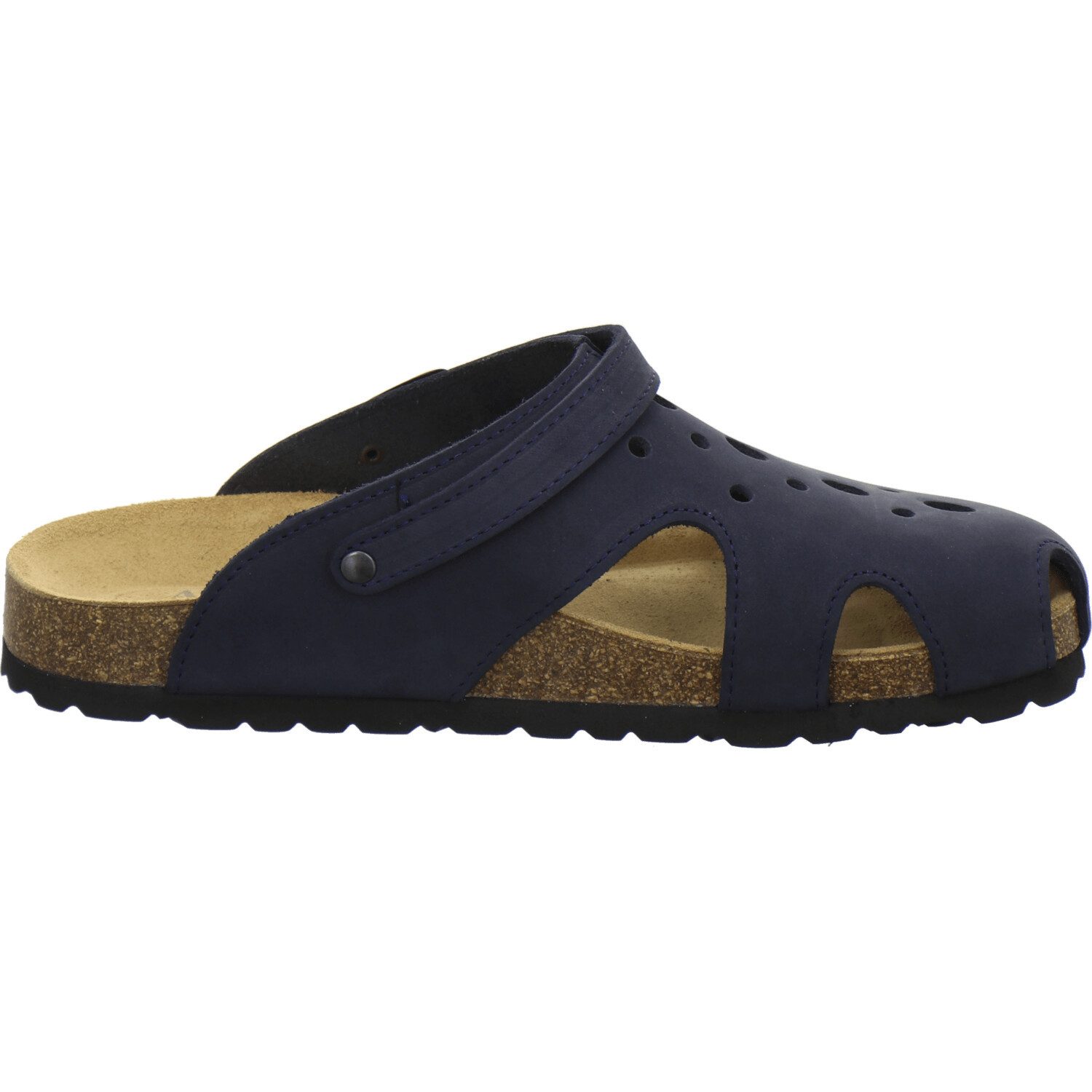 AFS-Schuhe 2993C40 Clogs Pantolette für Damen mit Fußbett, bequeme Hausschuhe aus Leder