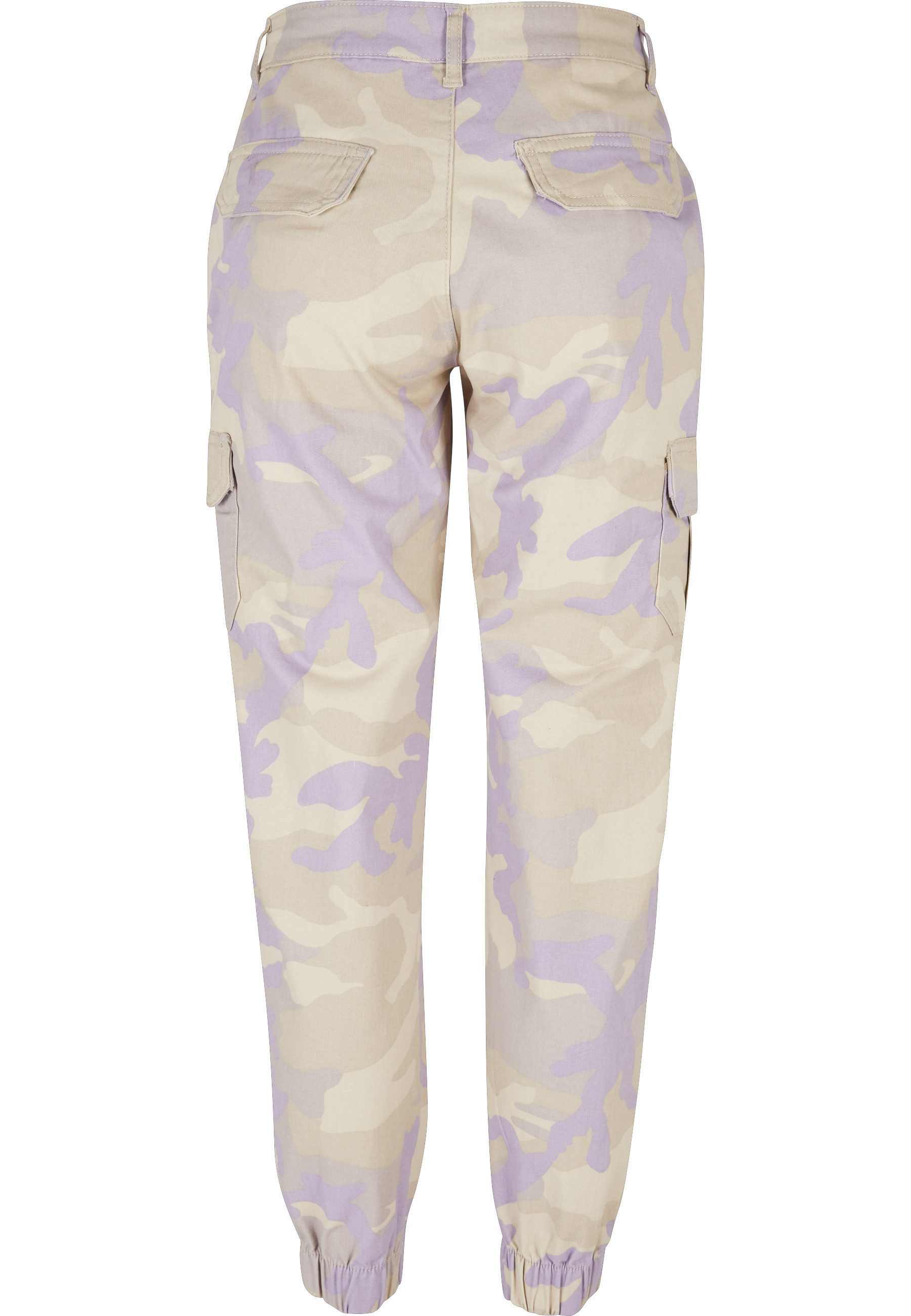 URBAN CLASSICS Cargohose Urban Classics Damen Ladies High Waist Camo Cargo Pants (1-tlg)