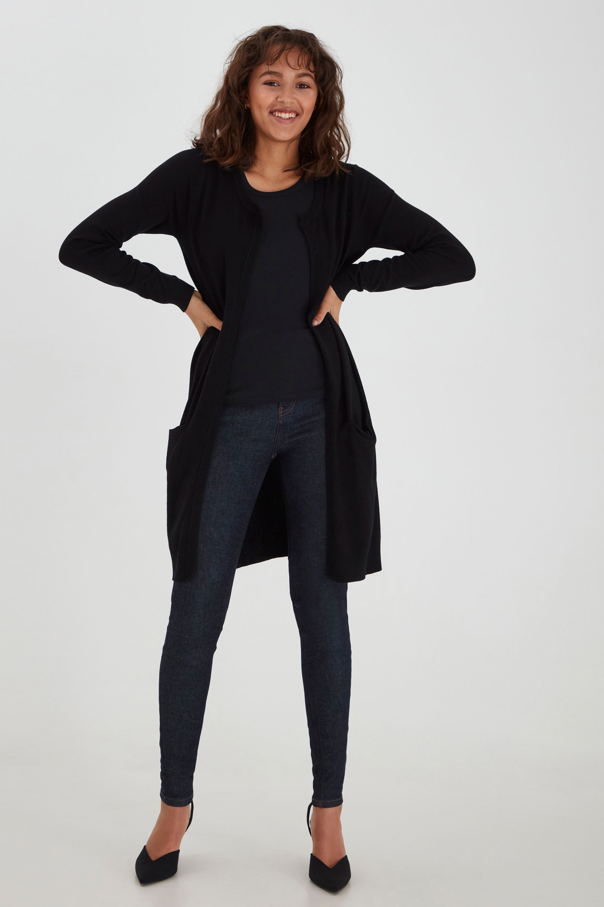 Pulz Jeans Strickjacke PZSARA Lange Strickjacke günstig online kaufen