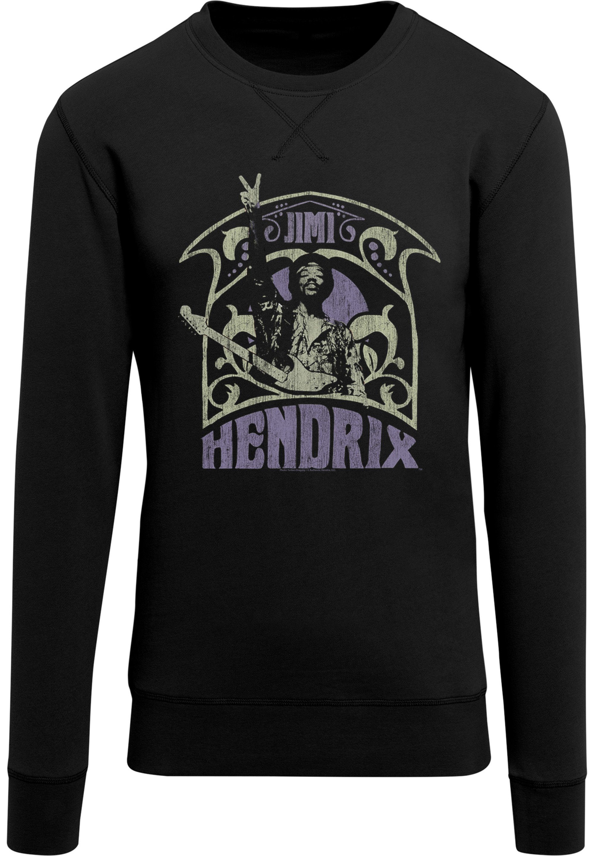 Herren Pullover F4NT4STIC Sweatshirt Jimi Hendrix Art Nouveau Purple
