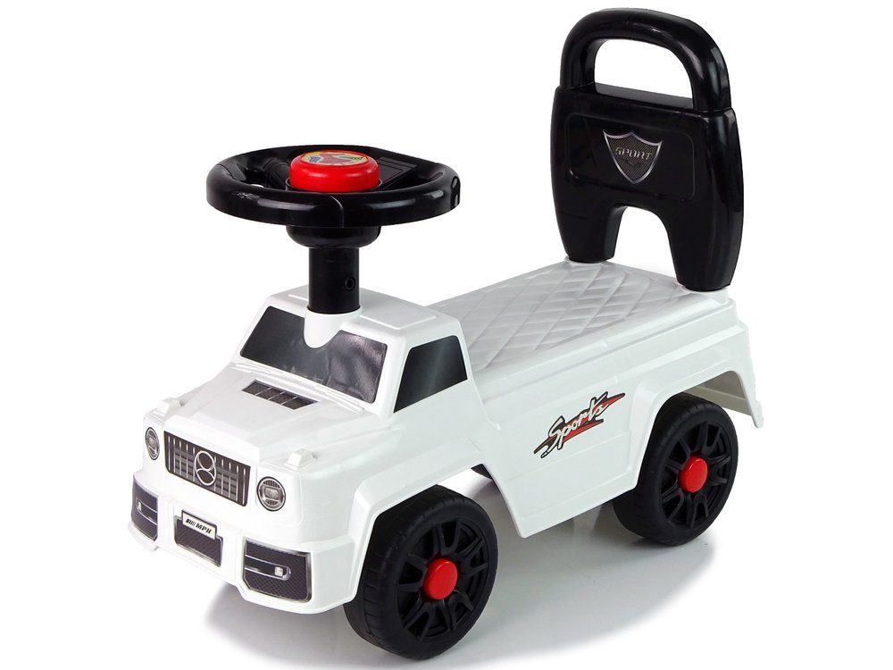2 QX-5500- Car Rider Rutscher Toys Weiß Rutscher LEAN LEANToys