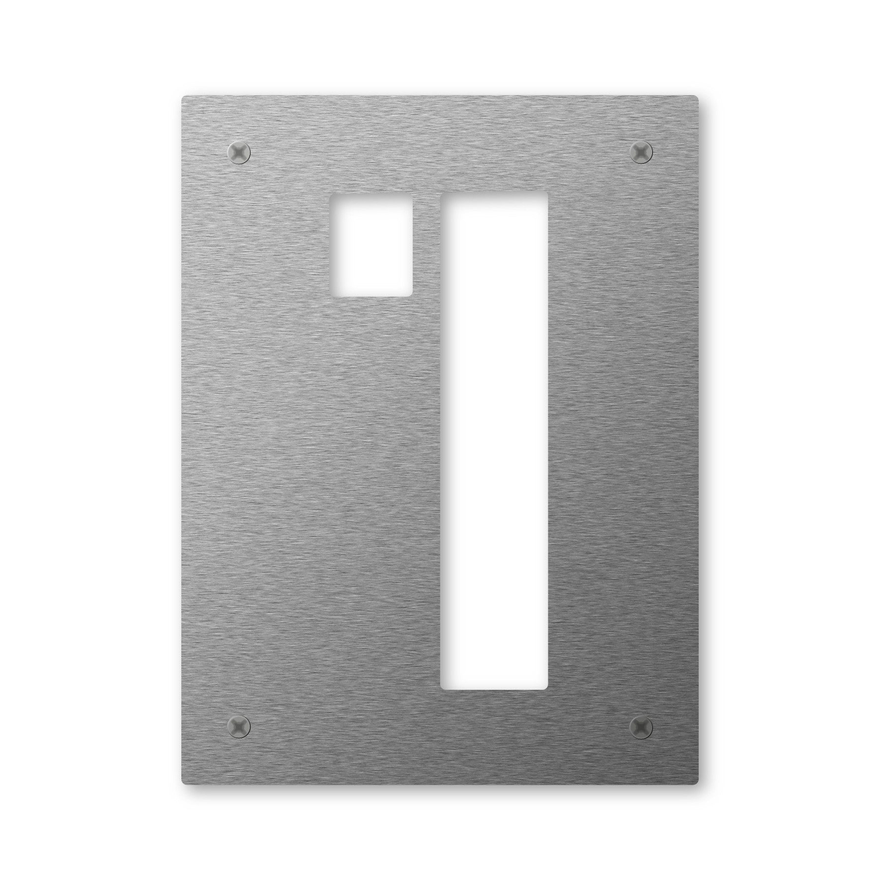 Keilbach Designprodukte Hausnummer cut.number.160, (inkl. Befestigungsmaterial, 1 St., 1 Ziffer), Edelstahl, Materialstärke 2 mm, inkl. Montagematerial