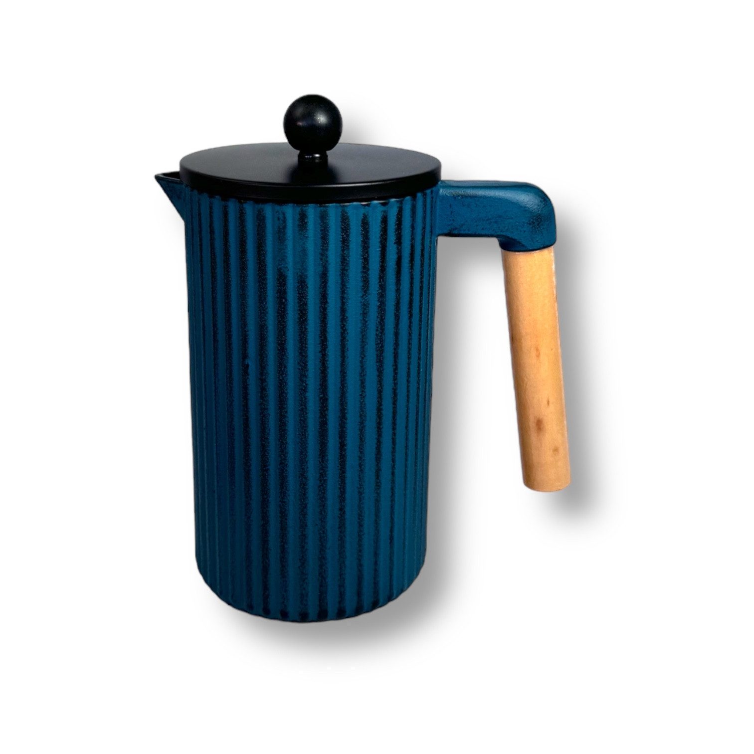 JA-UNENDLICH French Press Kanne, innen emailliert