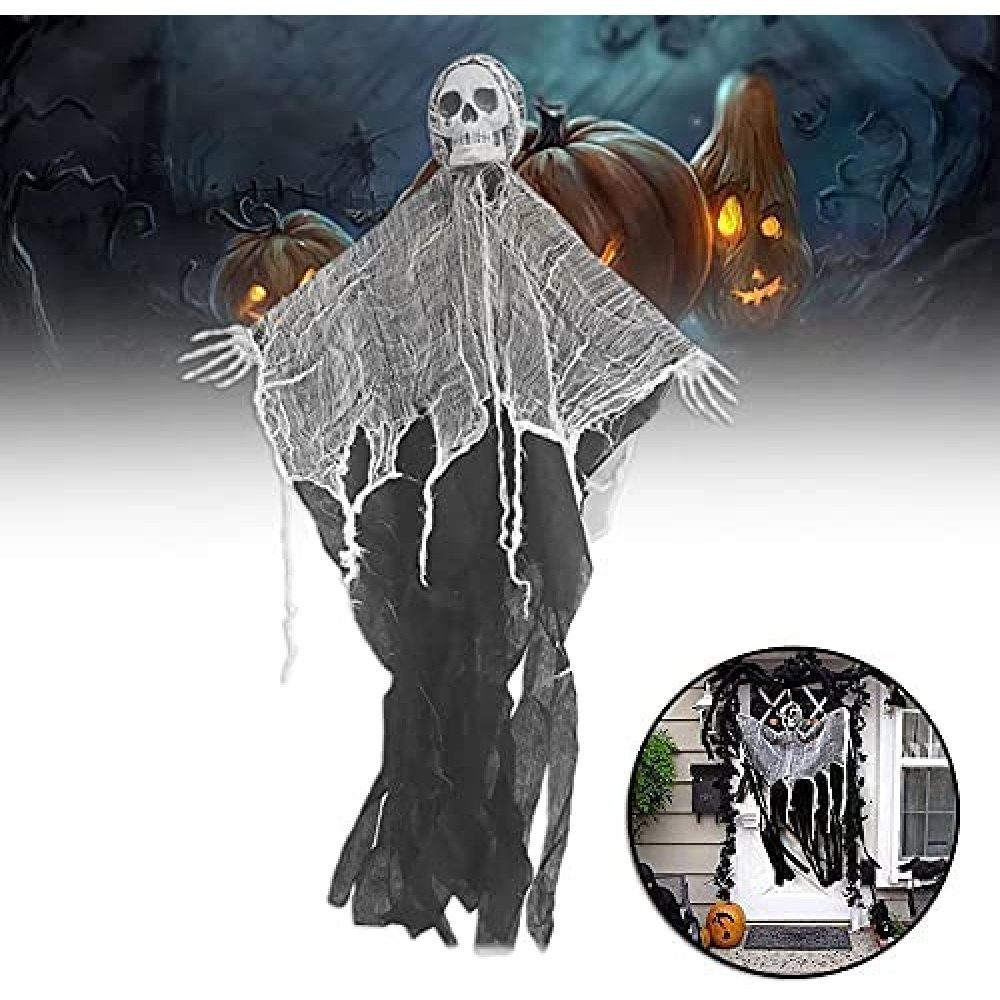 GelldG Dekoobjekt Halloween Hängend Haunted House Geist Gruselig Requisite Skeleton