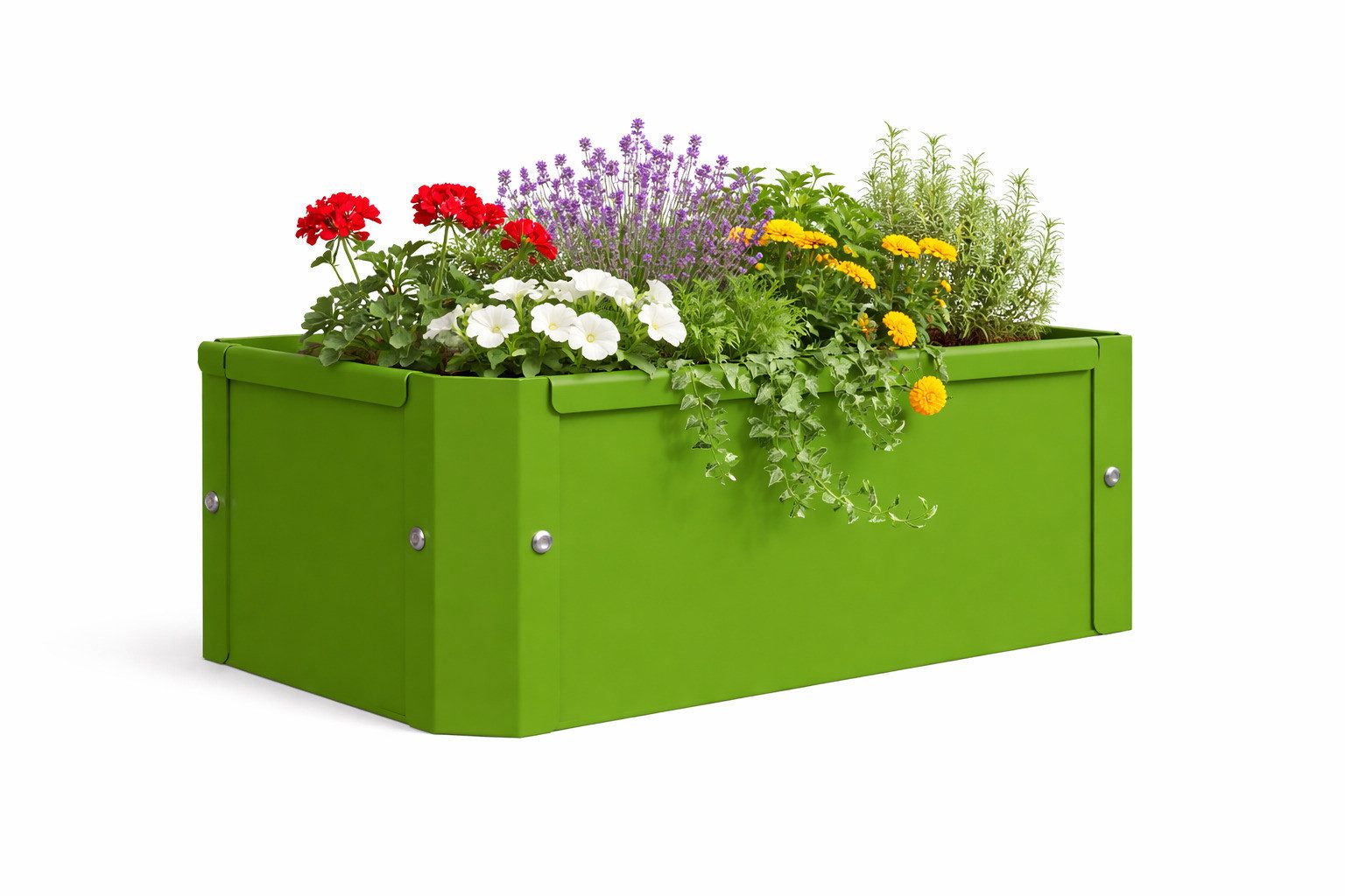 VCM Hochbeet Balora Hochbeet B. 39 x T. 18 x H. 16 cm (Produkt, Montagematerial, einfache Aufbauanleitung), stehender Pflanzkasten für Balkon, Terrasse & Garten