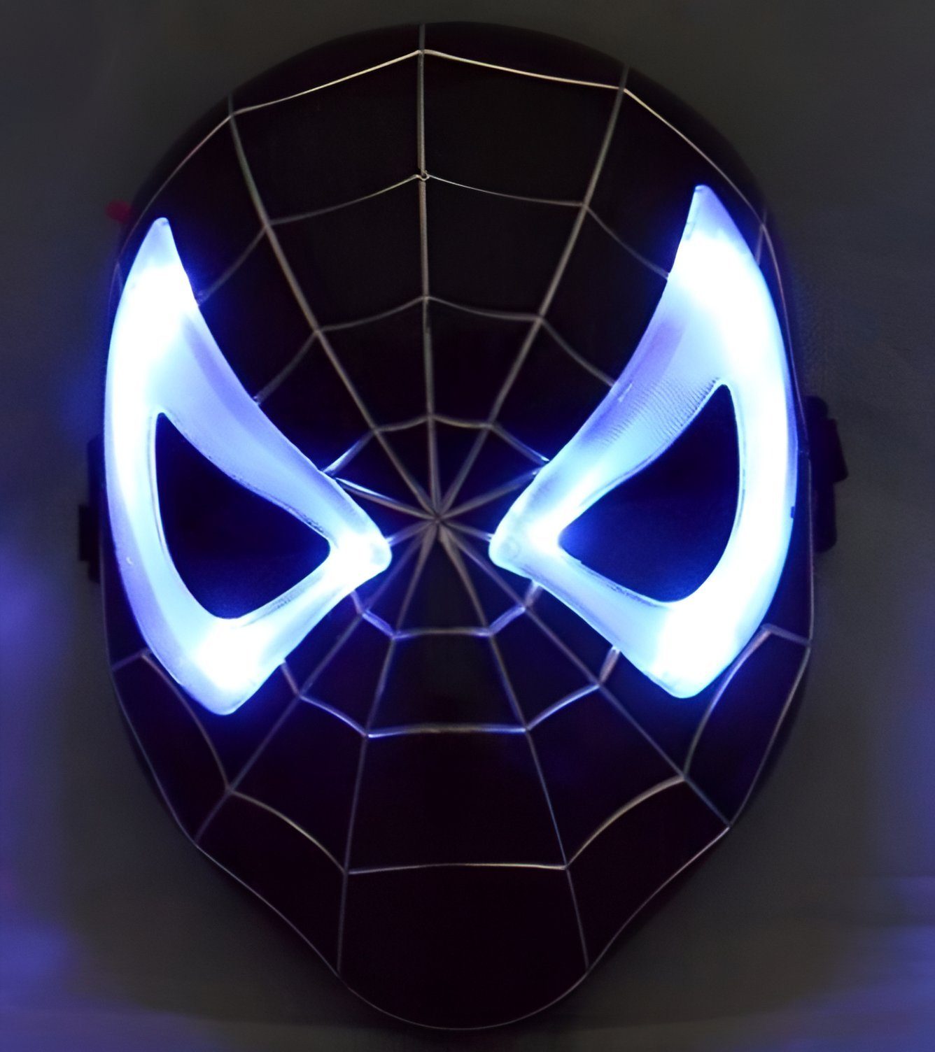 Festivalartikel Verkleidungsmaske Spider-Man Venom LED-Maske für Bälle & Halloween – Robust & Leicht, (1-tlg)
