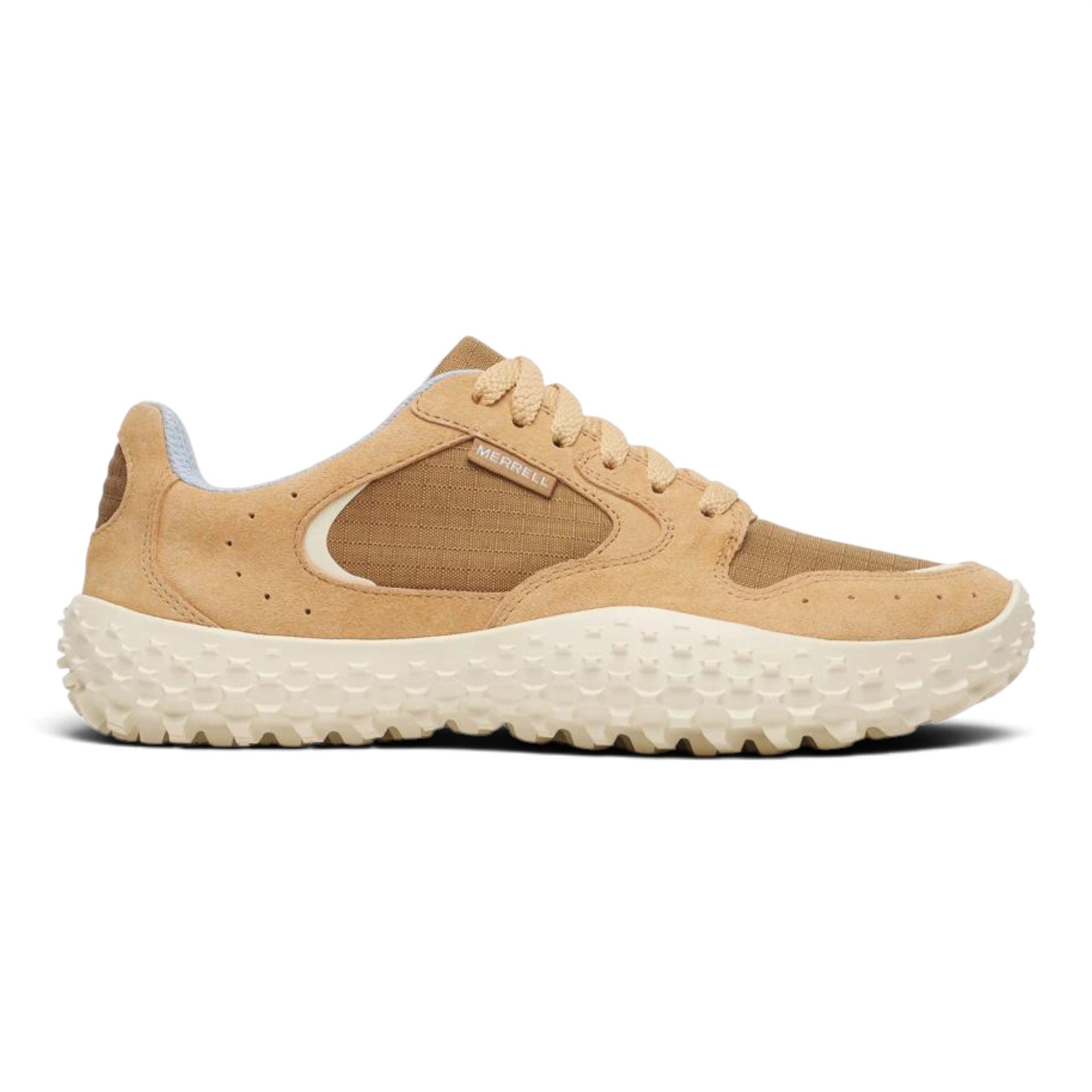 Merrell Minimal-Sneaker Wrapt (Veloursleder, wasserdicht) beige Damen Barfußschuh