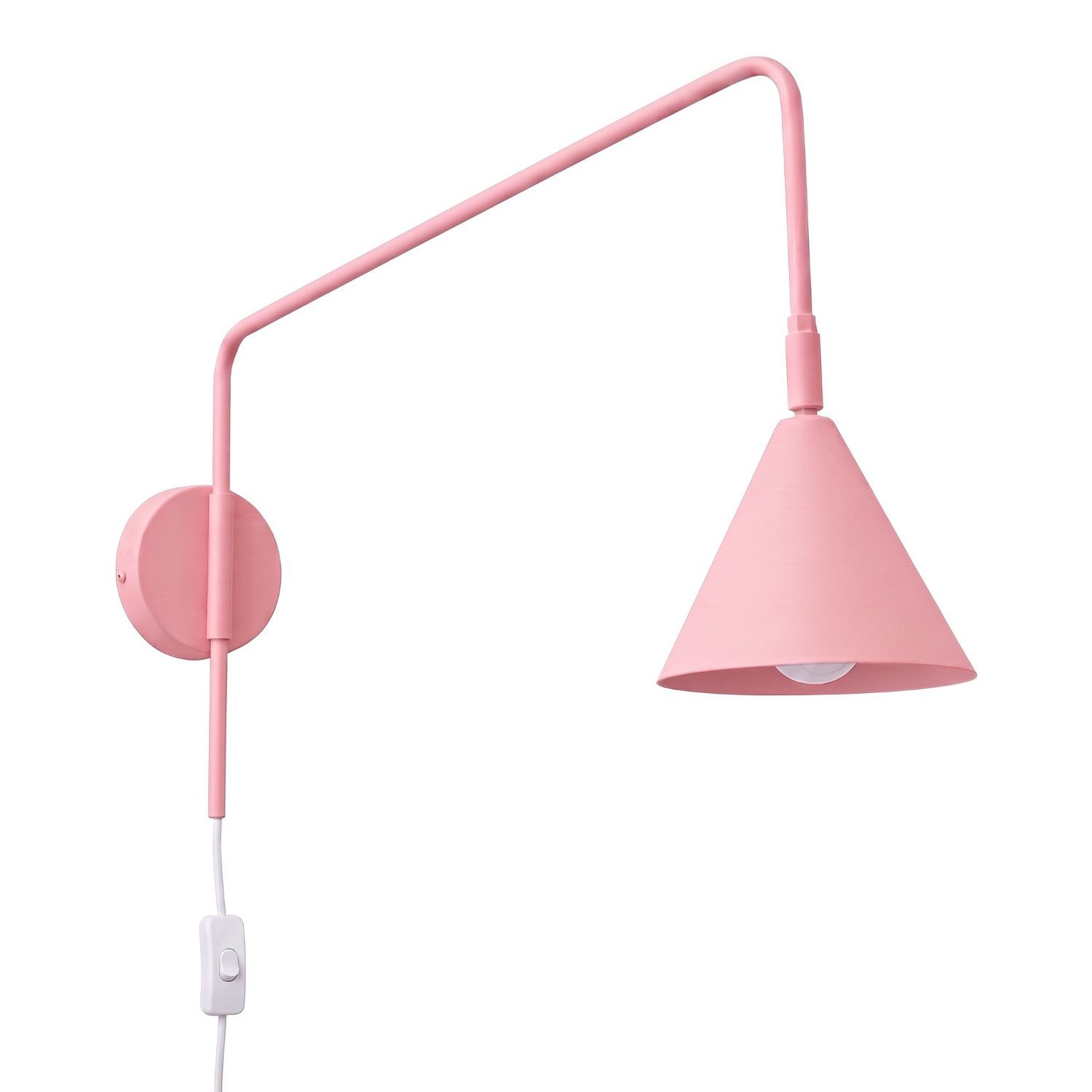 SOLLUX lighting Wandleuchte Wandleuchte NOX rosa, Nicht enthalten