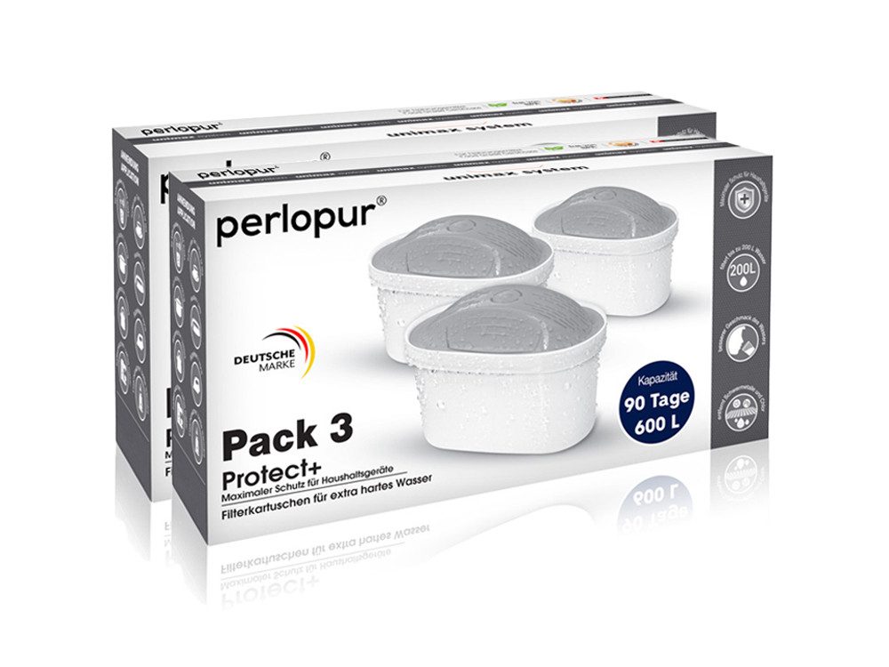 Multipure Wasserfilter PearlCo Protect+ Classic Filterkartuschen 3er Pack – Für Sehr Hartes Wasser, 5-stufige Filterung Protect+ Filter Für Hartes Wasser
