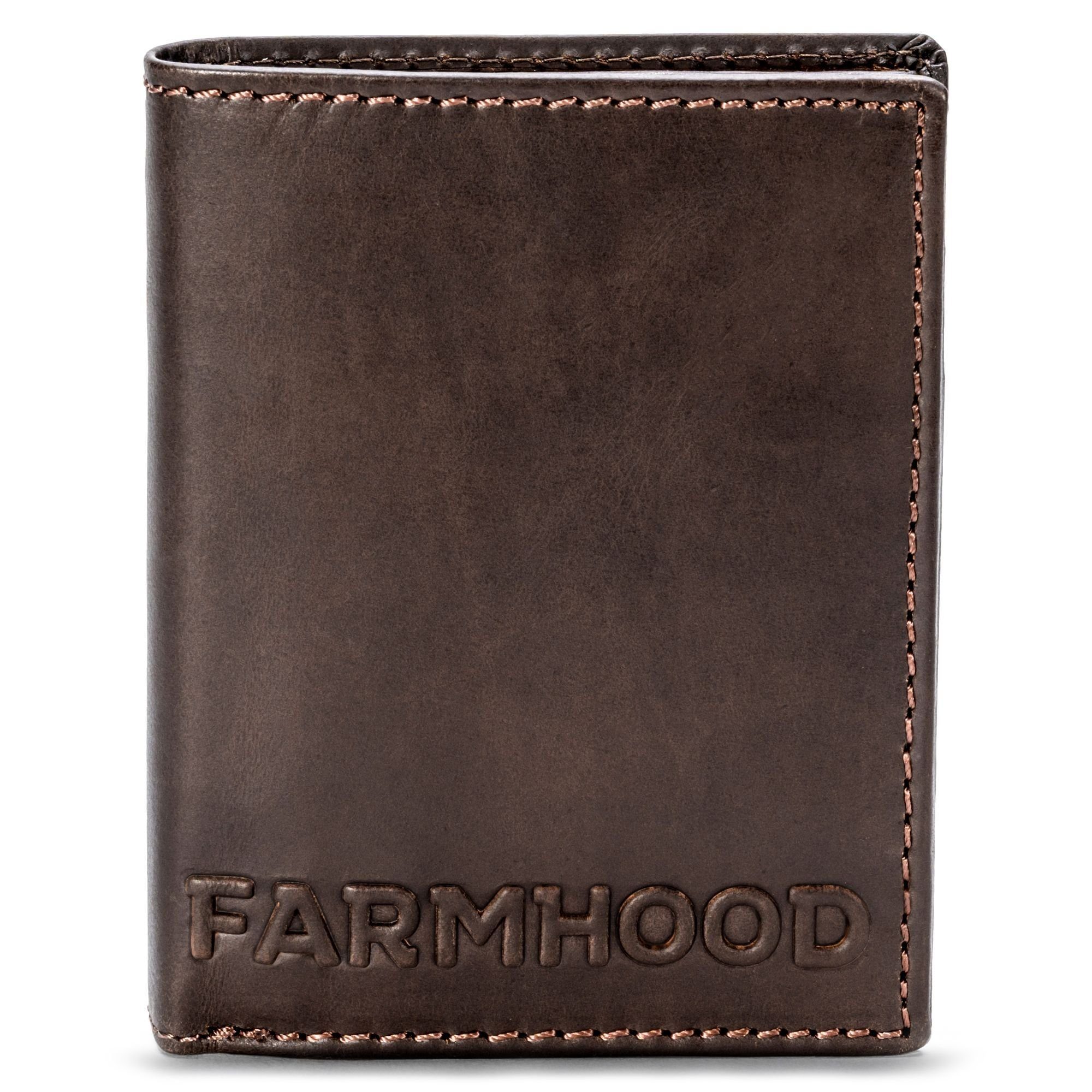 dark Farmhood Geldbörse Leder Nashville, brown
