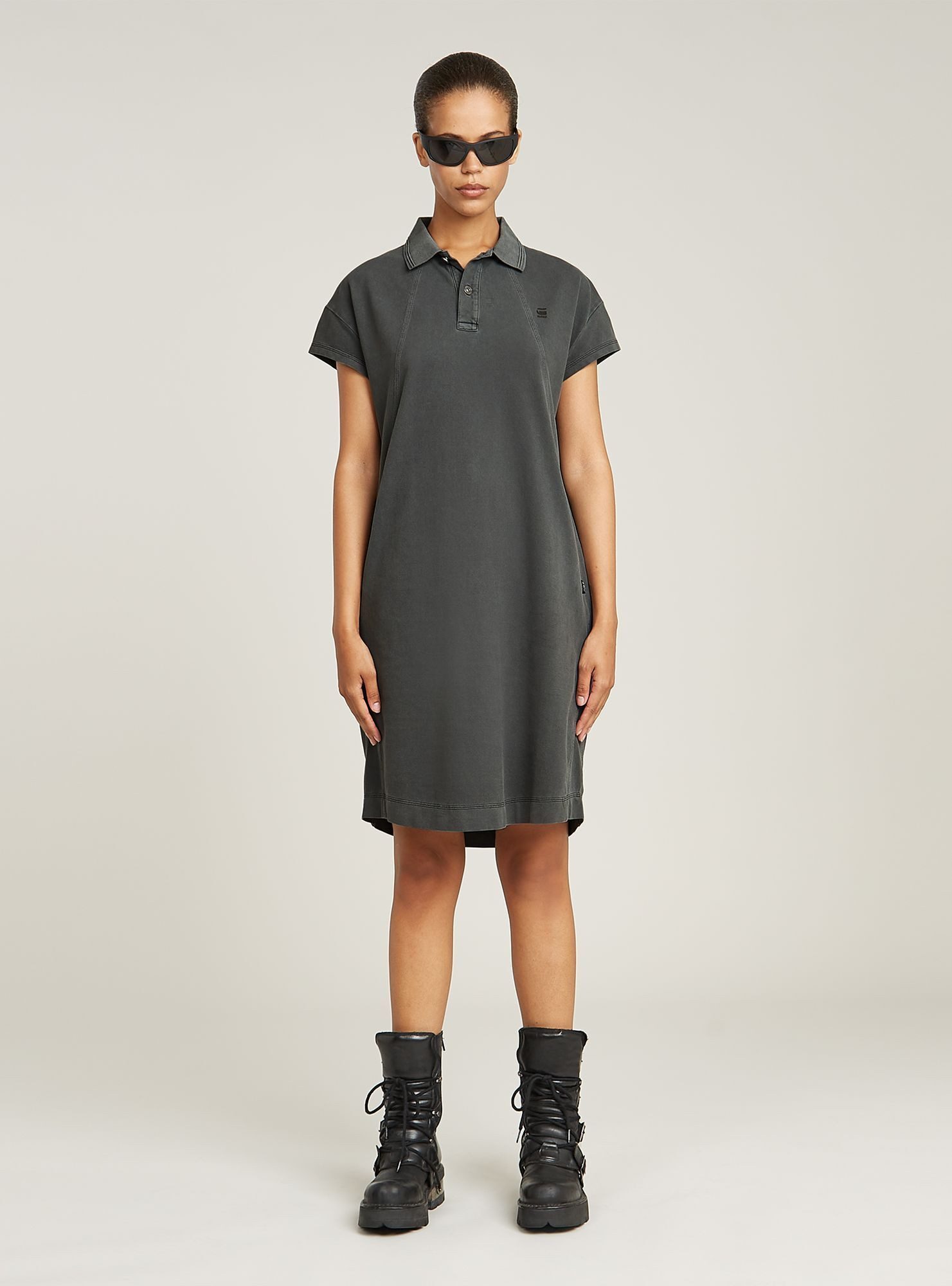 G-STAR Polokleid Seam Detail Polo Kleid günstig online kaufen