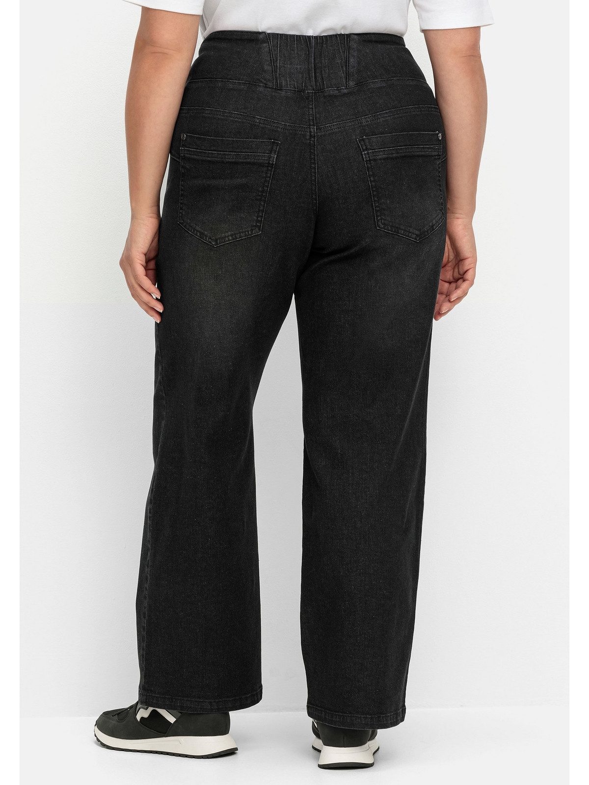 Sheego Stretch-Jeans Große Größen High-Waist im Curvy-Schnitt ANNE