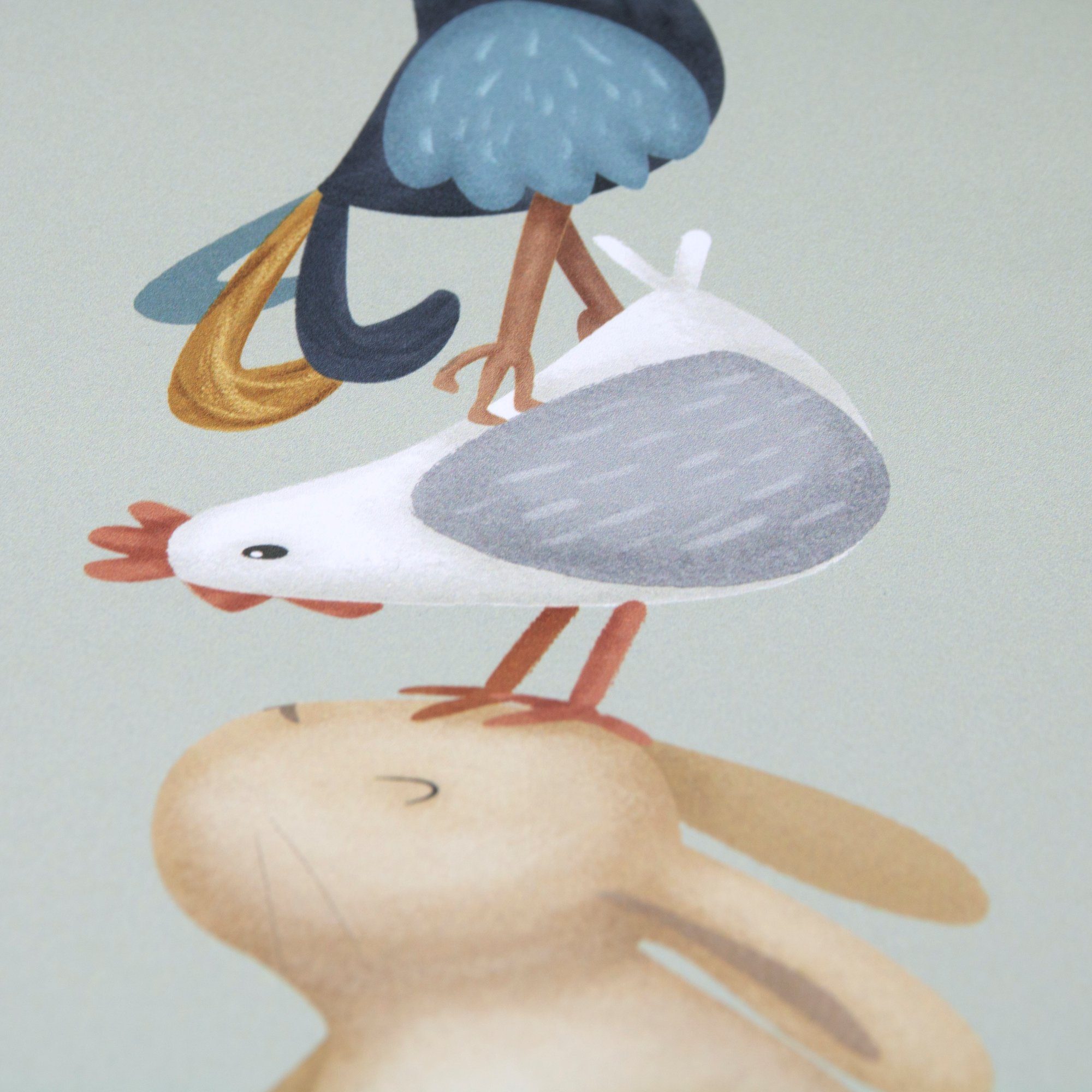 LITTLE DUTCH Wandsticker Wachstumstabelle Little Farm