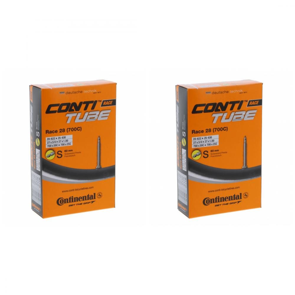 Fahrradschlauch Continental 2x Schlauch Conti Race 28