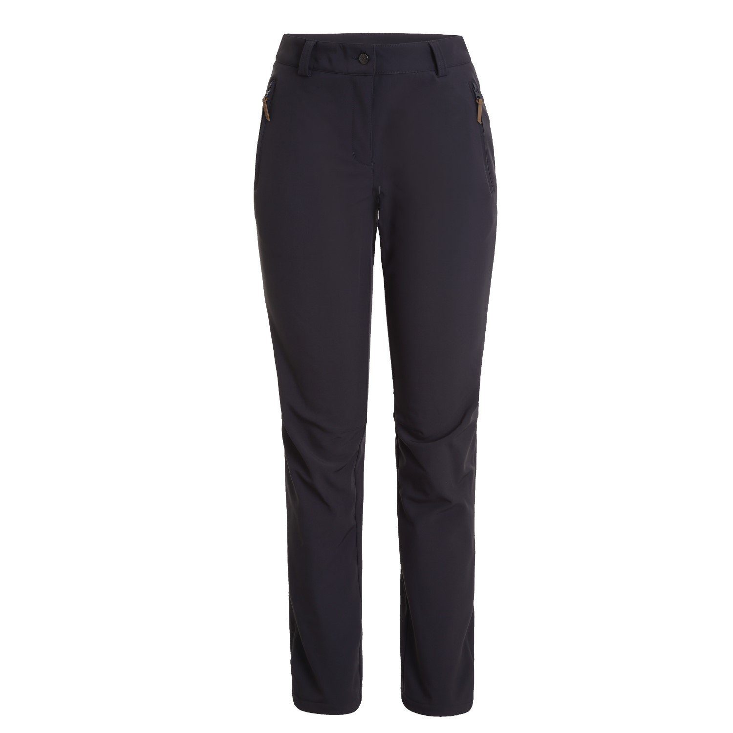 Icepeak Kurzgrößen Damen Grau Outdoorhose (0-tlg) EP Fleecefutter Argonia mit