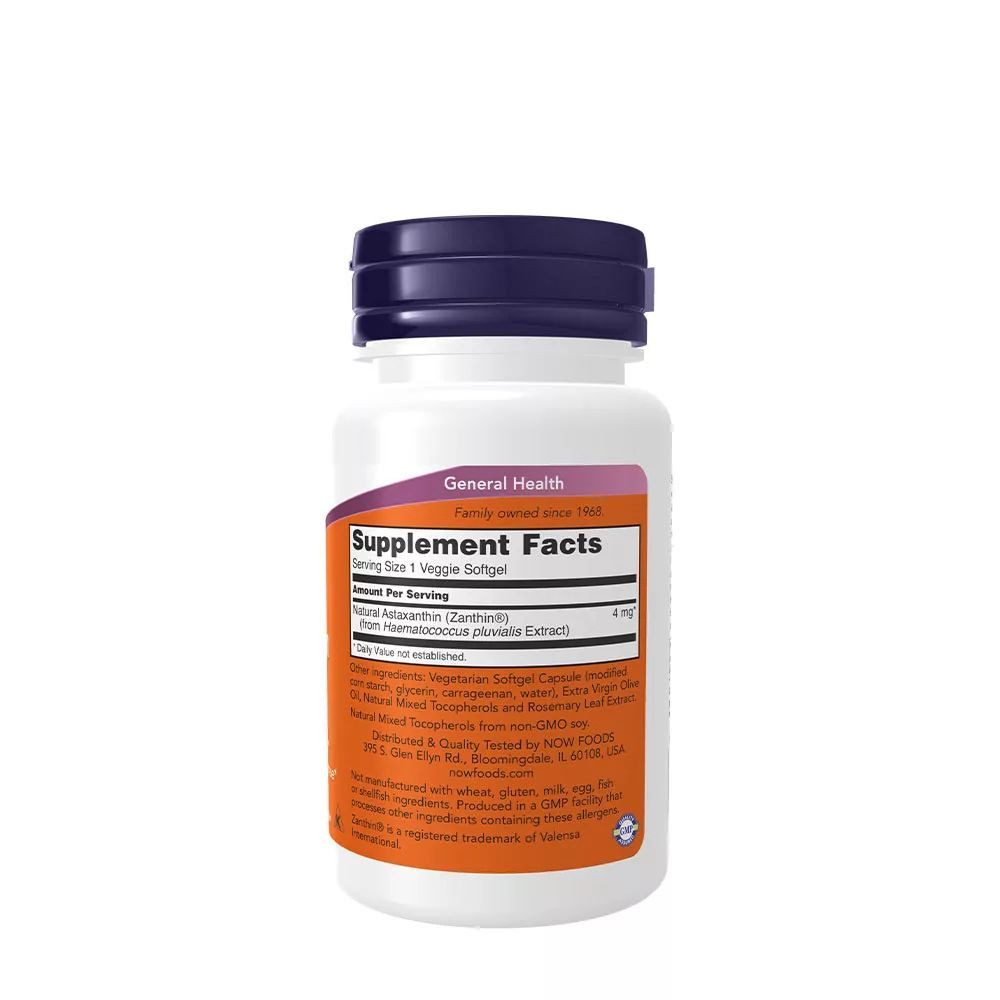now foods Now Foods Astaxanthin 4 mg – 60 veg. Softgelkapseln Kapseln