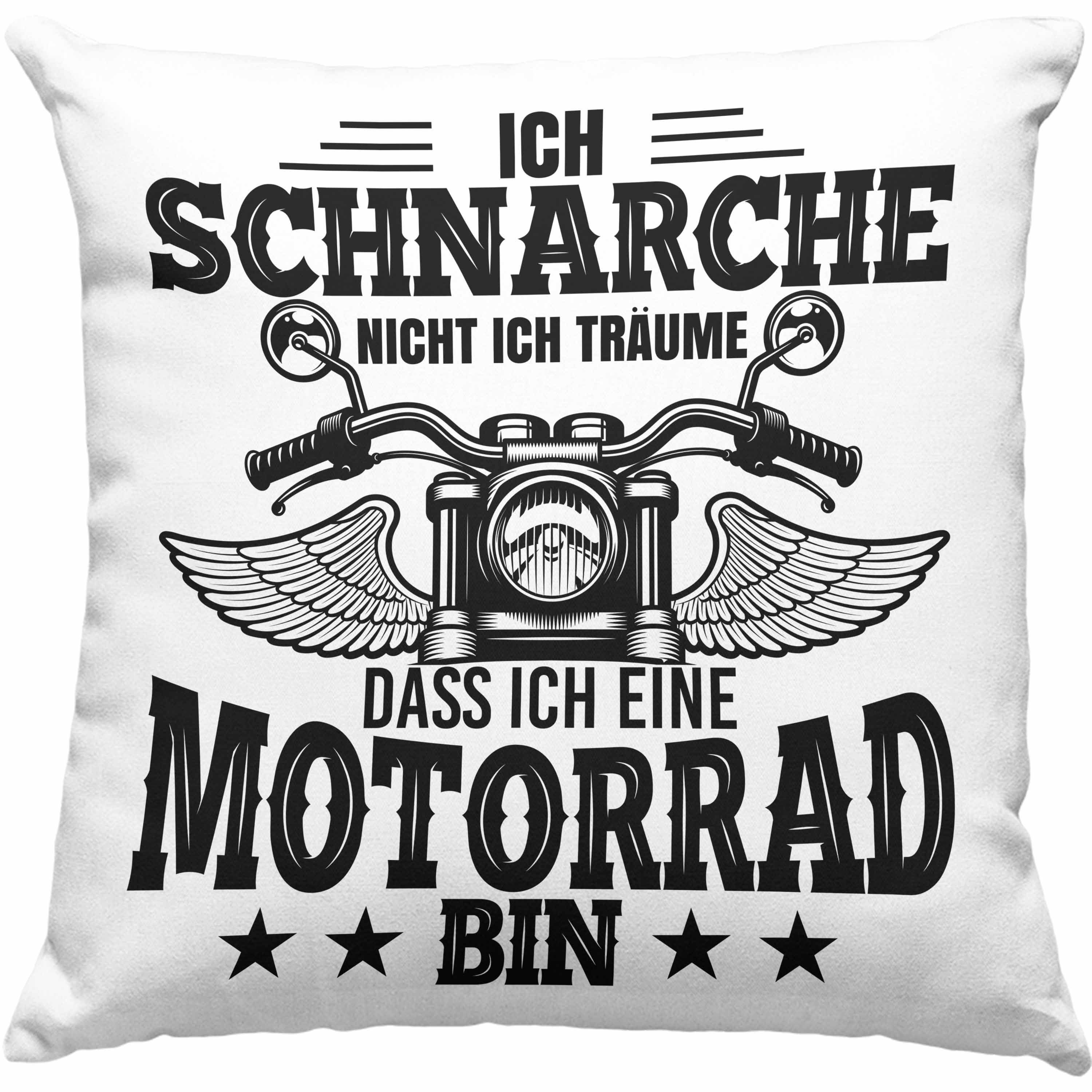 Trendation Dekokissen Trendation Ich Schnarche Nicht MotorradFahrer