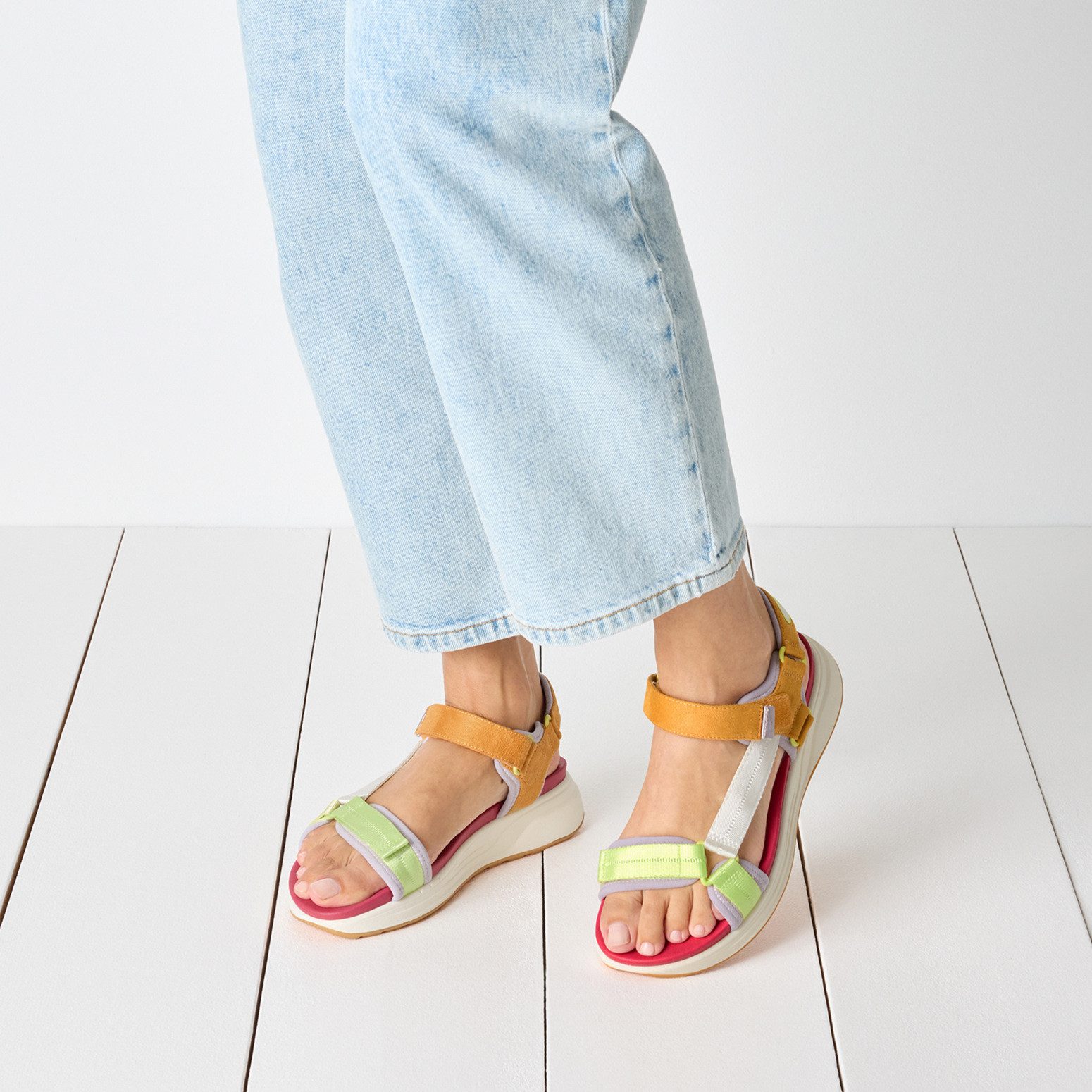 Tamaris Riemchensandale, Plateau, Sandalette, Trekkingsandale, verstellbare günstig online kaufen