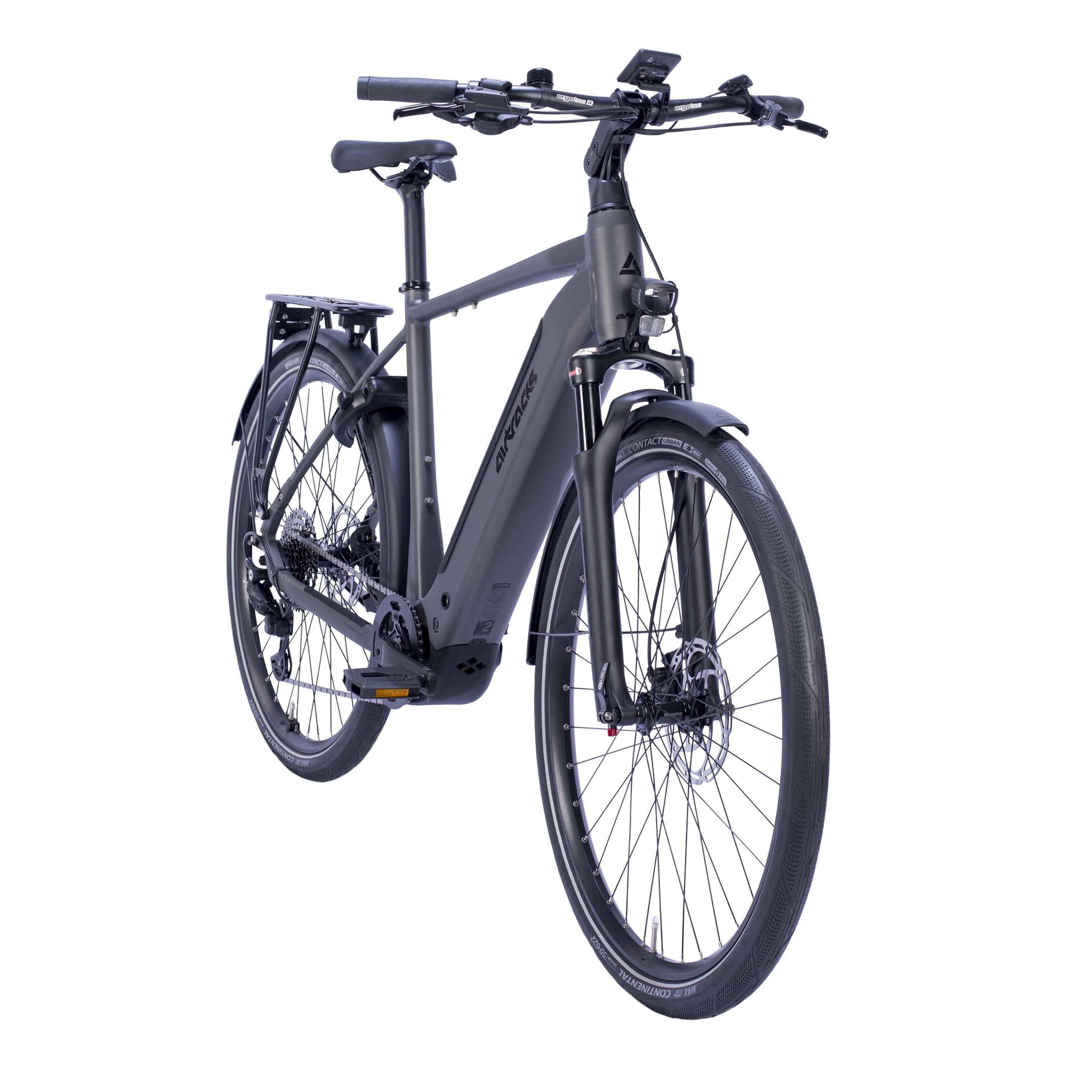 Airtracks E-Bike Trekkingrad 28 Herren E-Bike Trekking Fahrrad TERRA TR2 BOSCH Performance Line PX, 10 Gang Shimano Deore RD-M5130 SGS, Linkglide, 10-fach Schaltwerk, Kettenschaltung, Mittelmotor, 600 Wh, (Smart System, Akku PowerTube 600 Wh), Display Intuvia 100, Größen 52cm 56cm 60cm - Mod.2026