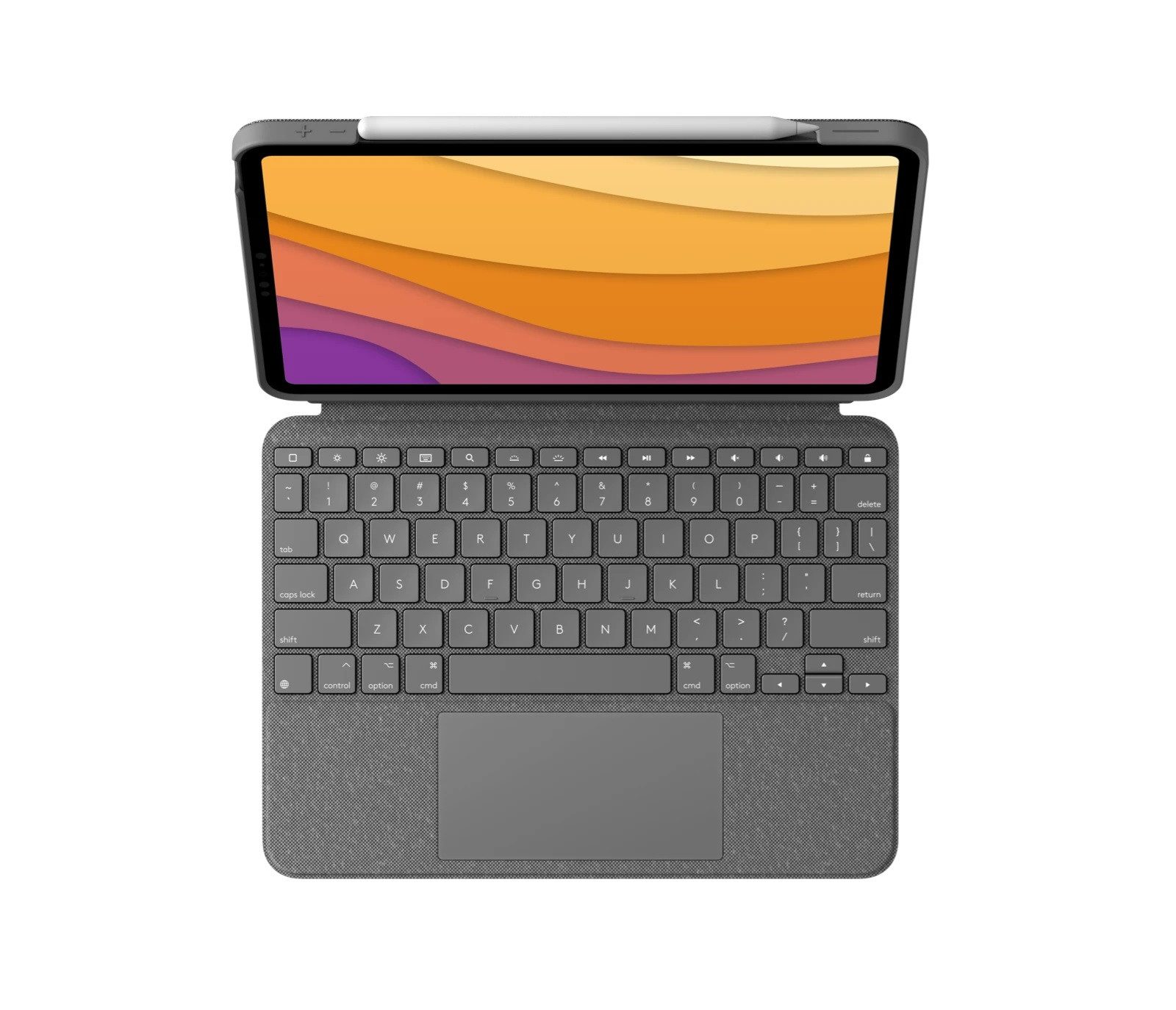 Logitech Combo Touch für iPad Air 11 (M2), iPad Air 4, Air 5 (US- QWERTY Layout iPad-Tastatur