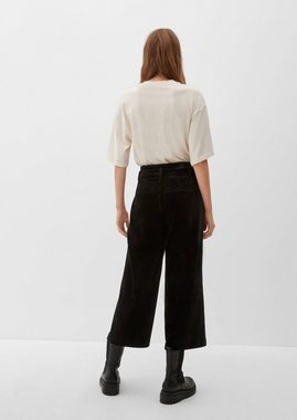 s.Oliver 3/4-Hose Culotte in Cord-Qualität Raffung