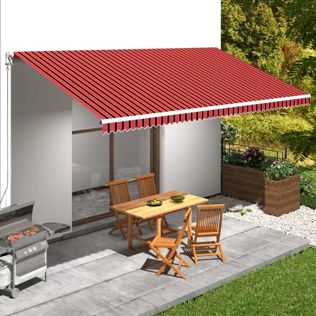 furnicato Markise Markisenbespannung Canvas Orange & günstig online kaufen