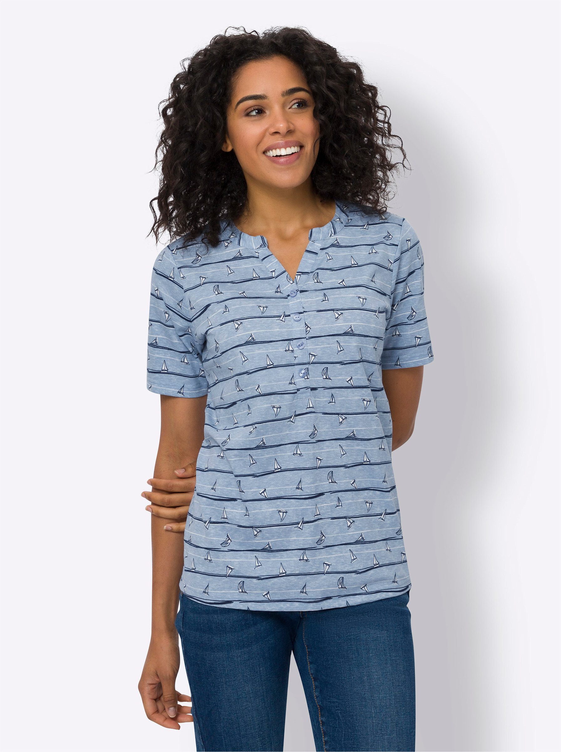 Sieh an! T-Shirt Kurzarm-Shirt Kurzarm günstig online kaufen