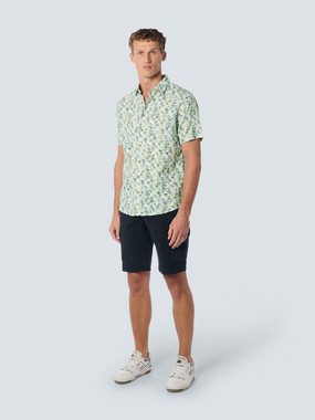 NO EXCESS Kurzarmhemd - Leinenhemd - Leinenshirt Short Sleeve Allover Printed