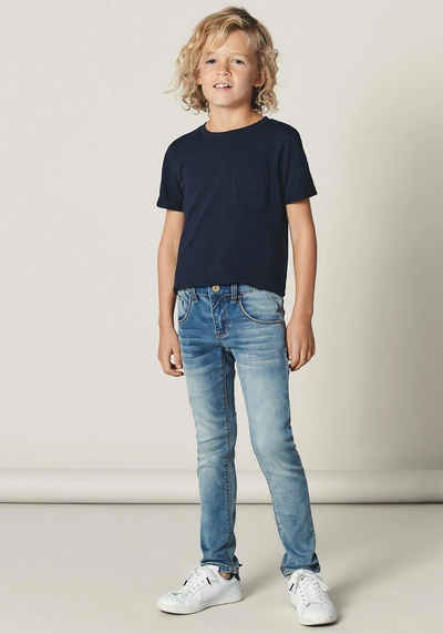 NAME IT Skinny Jeans Sus Indigo dunkelblau Größe 92 bis 164 