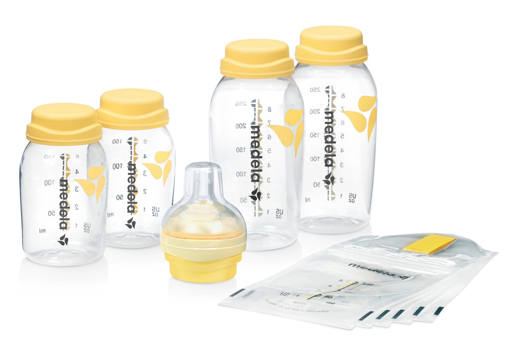 MEDELA Babyflasche Set 10tlg. inkl. Calma Sauger Milchflaschen Muttermilchbeutel