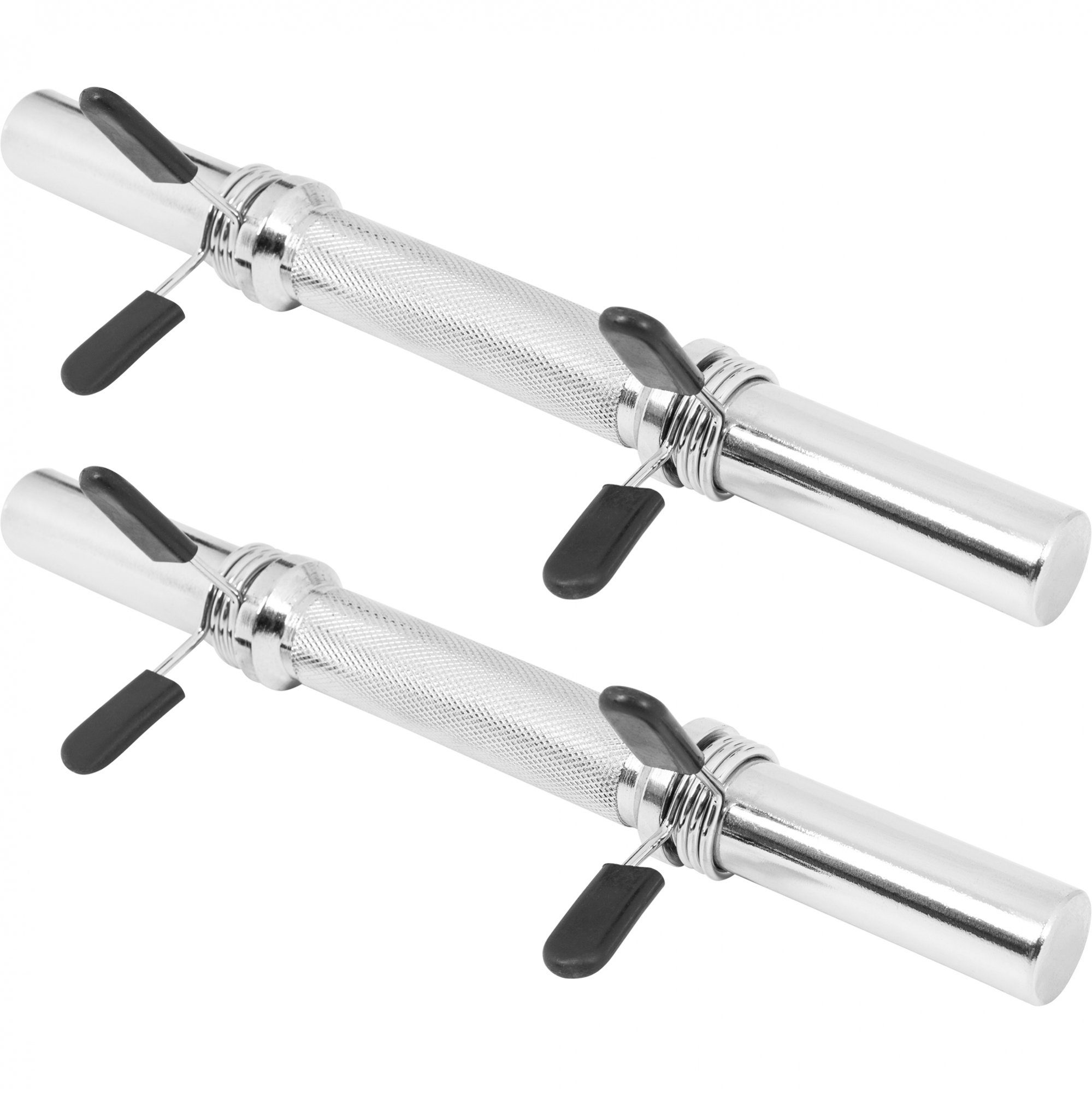 GORILLA SPORTS Kurzhantelstange 30mm Durchmesser, 35cm lang, bis 100kg Belastbar, rutschfest, Chrom, (1-tlg)