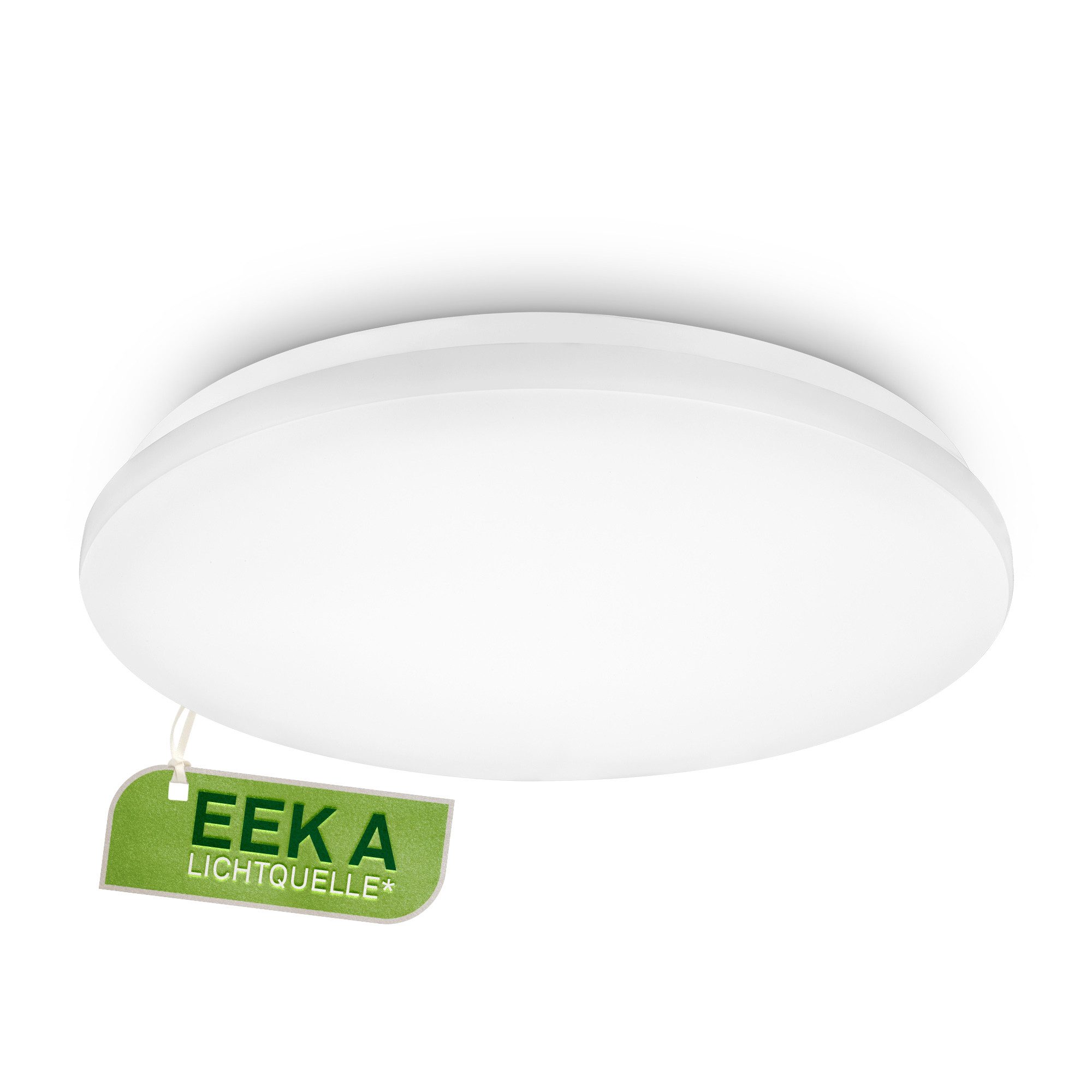 B.K.Licht Deckenleuchte LED Deckenlampe weiß modern energieeffizient Küche Bad, Energieeffizienz A, LED fest integriert, 4000K - Neutralweiß, moderne Badezimmerlampe Decke Leuchtmittel 10W 900lm 4000K Flur Küche