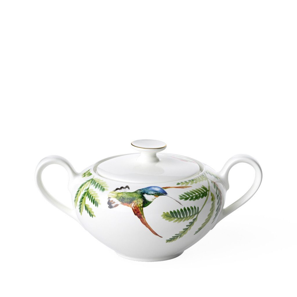 Villeroy & Boch Zuckerdose Amazonia Anmut Zuckerdose für 6 Personen, Porzellan, (1-tlg)