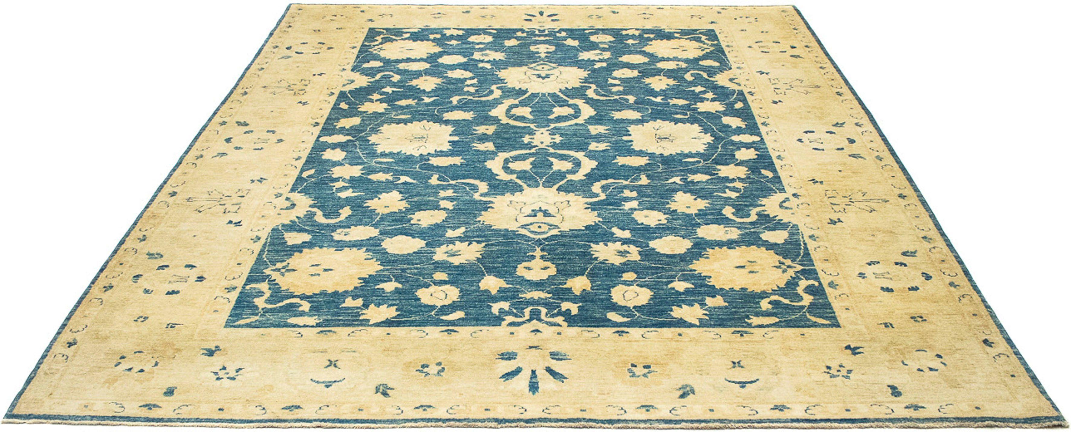 Orientteppich Ziegler - 245 x 197 cm - dunkelblau, morgenland, rechteckig, Höhe: 6 mm, Wohnzimmer, Handgeknüpft, Einzelstück mit Zertifikat