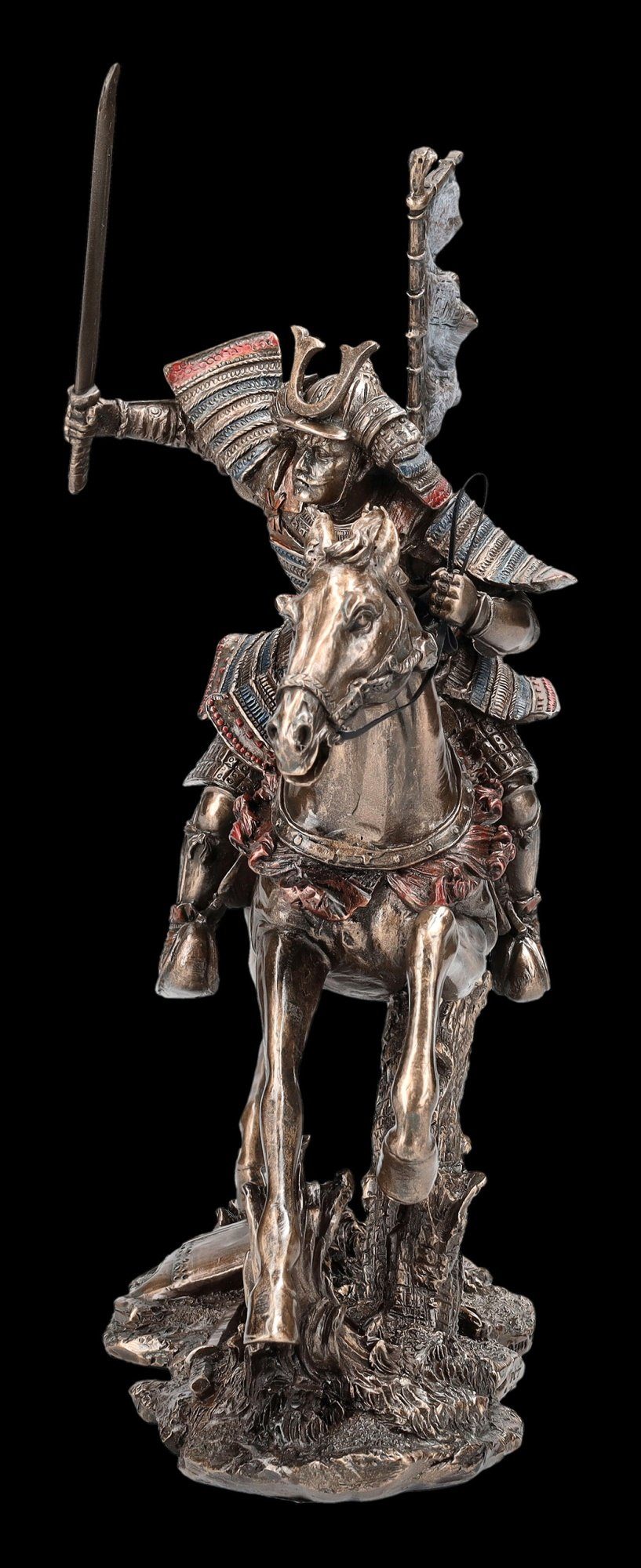 Schwert - Veronese GmbH Shop mit Dekofigur Figur Dekofigur Mythologie Reitender Samurai Krieger - - Figuren