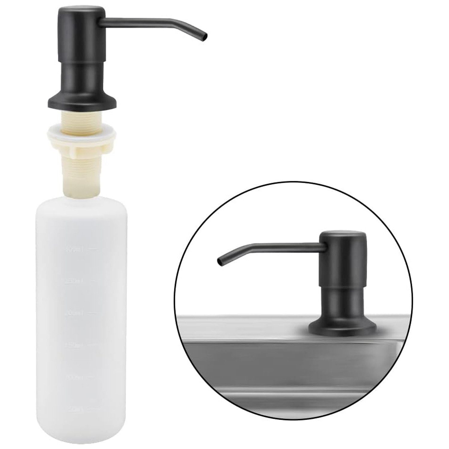 MODFU Seifenspender Spülmittelspender500 ml Küche Einbau günstig online kaufen