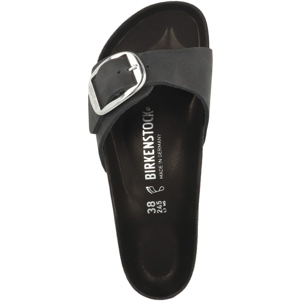 Birkenstock Madrid Big Buckle geöltes Nubukleder Damen Sandale Sandaletten, günstig online kaufen