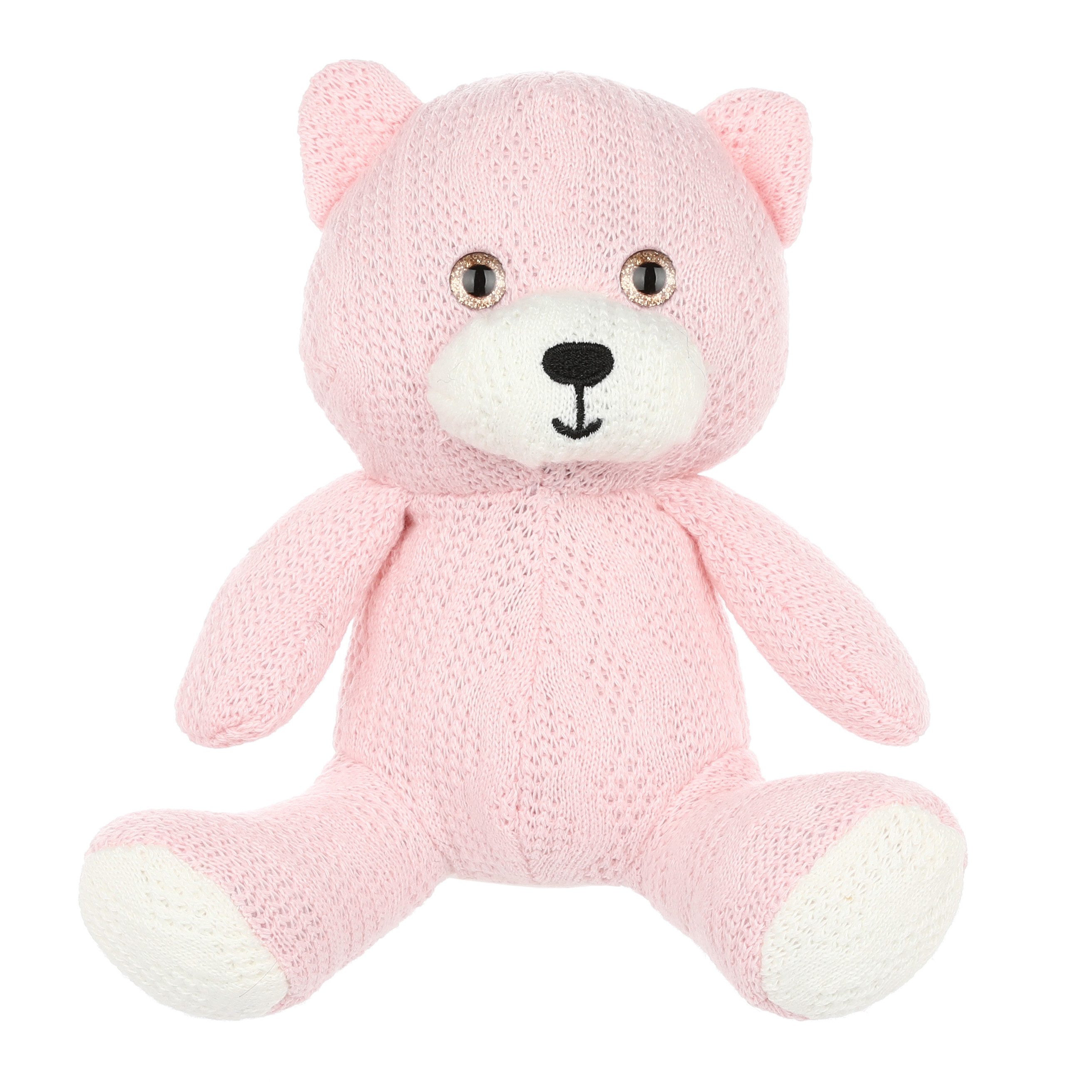 Nordstern Kuscheltier mit Schmusetuch Set - Babygeschenk in Strickoptik