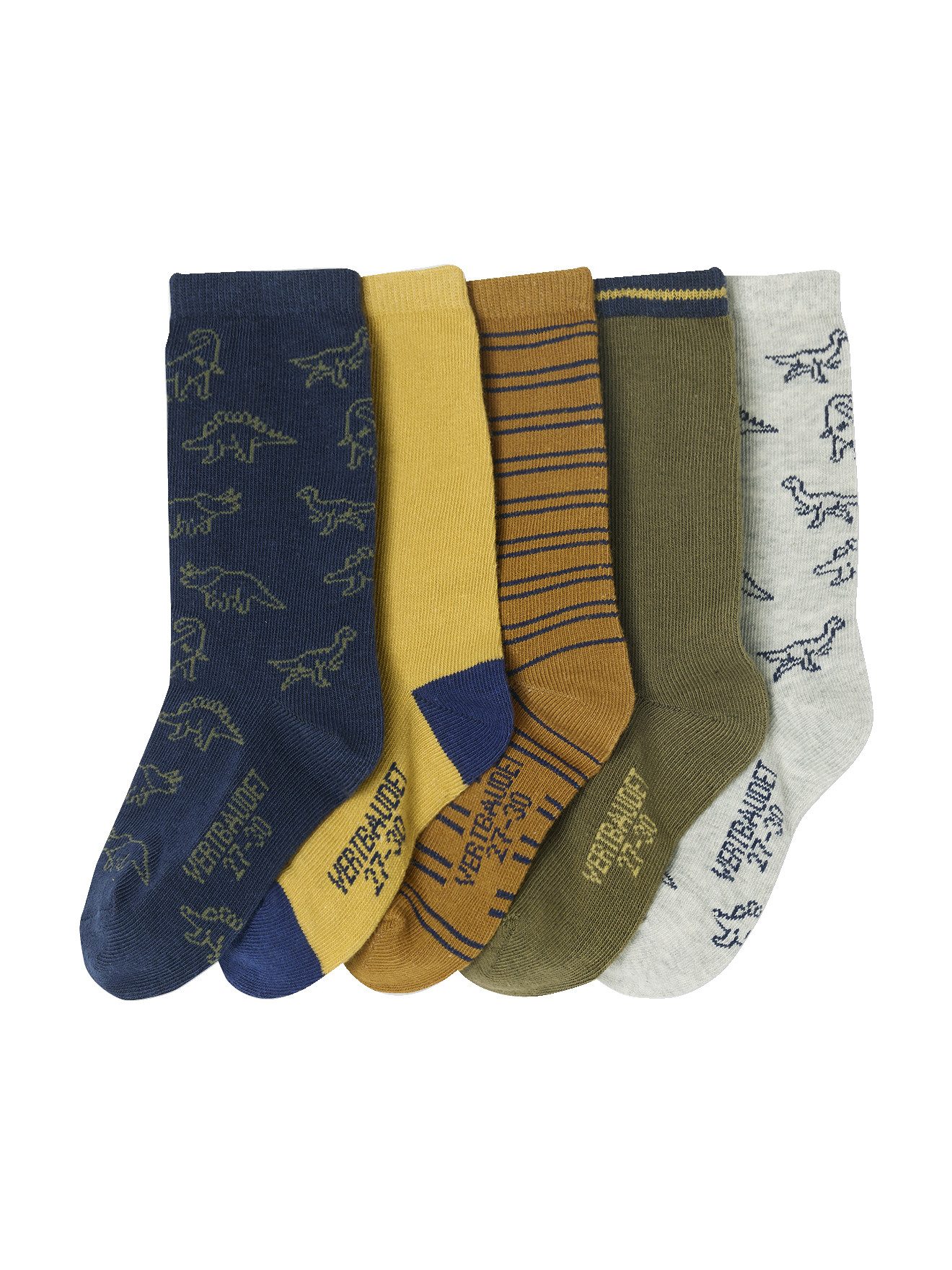Socken 5er-Pack Jungen Socken Dinos