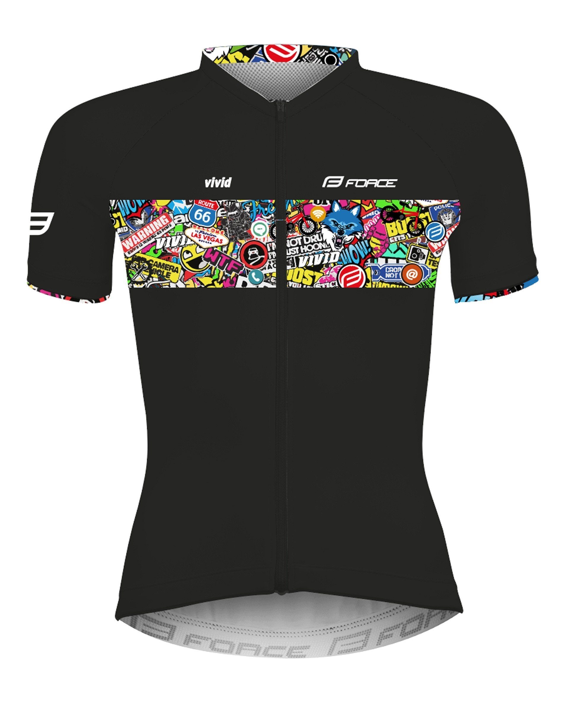 FORCE Radtrikot Jersey FORCE VIVID LADY günstig online kaufen