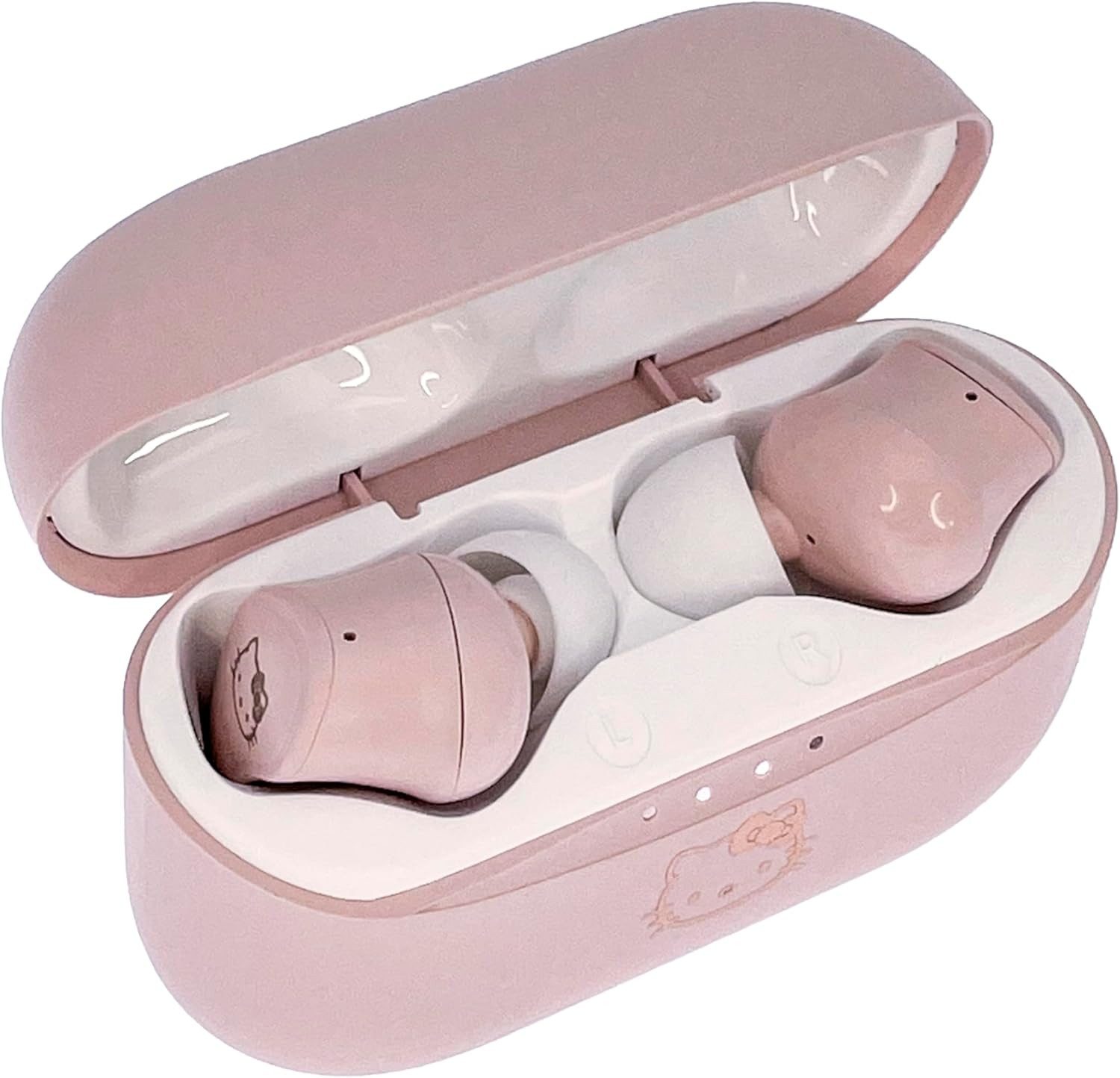 OTL Technologies Hello Kitty Wireless Bluetooth Kopfhörer für Kinder, mit Ladegehäuse Kinder-Kopfhörer (Nein, Bluetooth, USB-C)