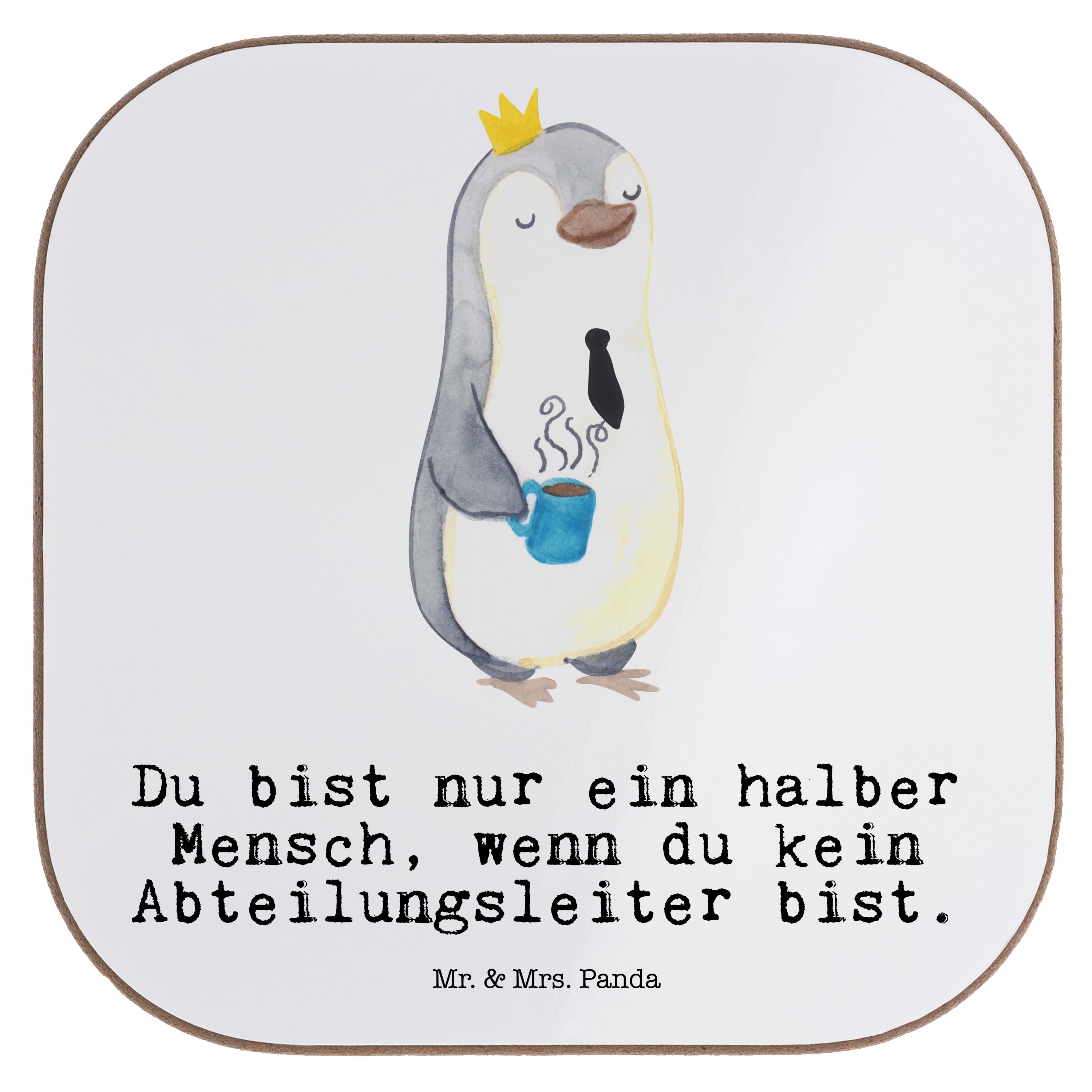 Mr. & Mrs. 1-tlg. Panda Führ, Abteilungsleiter Herz - Geschenk, Weiß Gläser, mit - Untersetzer Getränkeuntersetzer