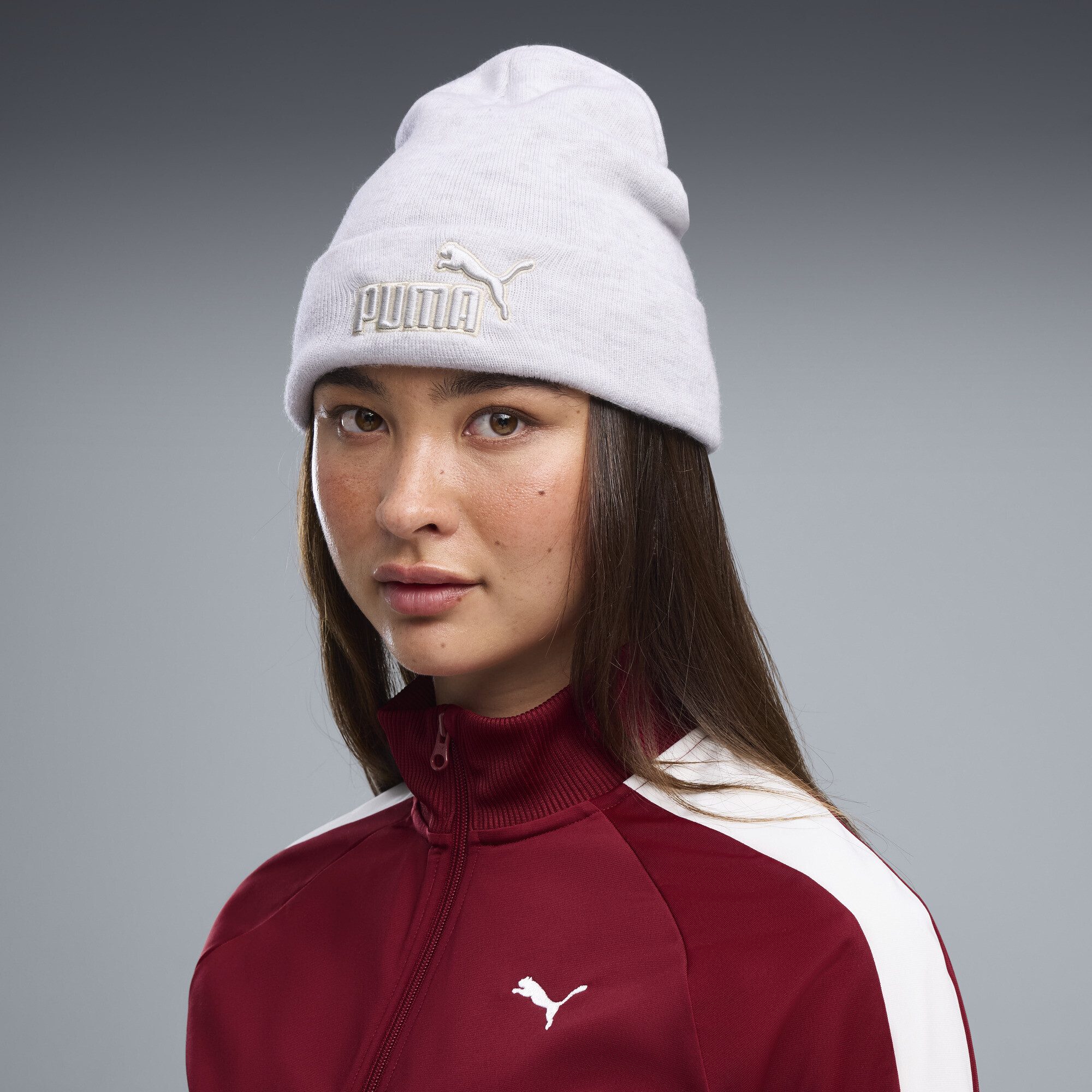 PUMA Beanie Essentials Elevated Heather Beanie mit mittelhoher Krone