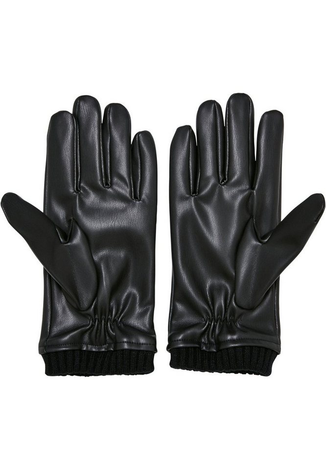 URBAN CLASSICS Baumwollhandschuhe Unisex Synthetic Leather Basic Gloves
