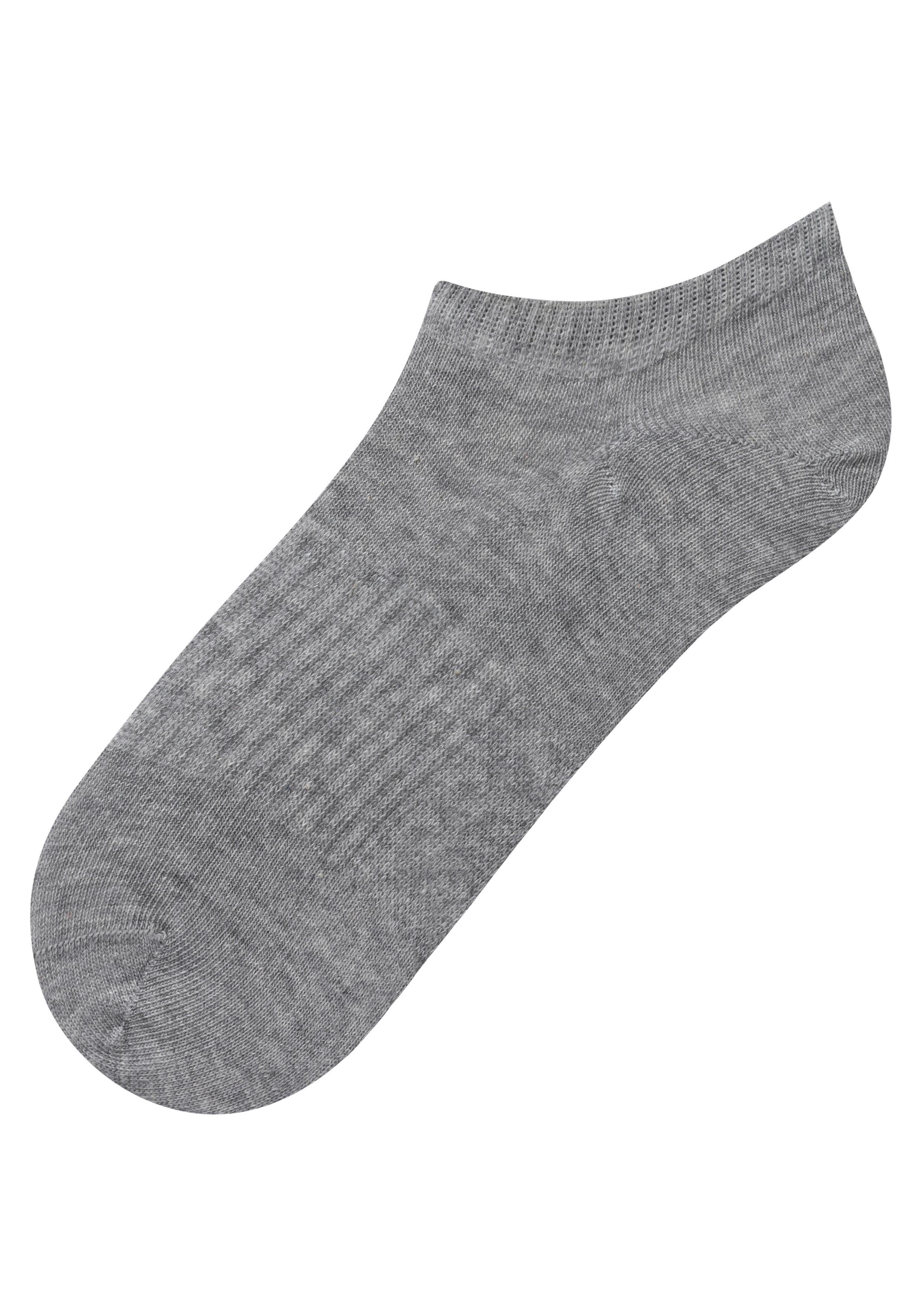 LASCANA ACTIVE Sneakersocken (Packung, 7-Paar) mit Mittelfußgummi