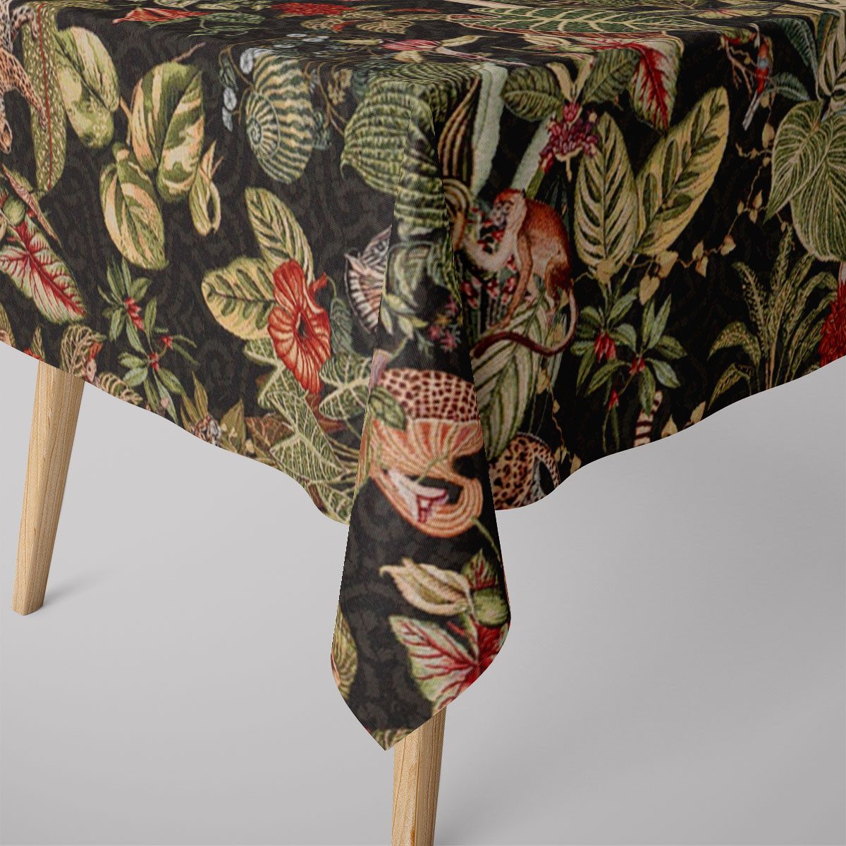 SCHÖNER LEBEN. Tischdecke SCHÖNER LEBEN. Tischdecke Premium Empire Jungle D günstig online kaufen